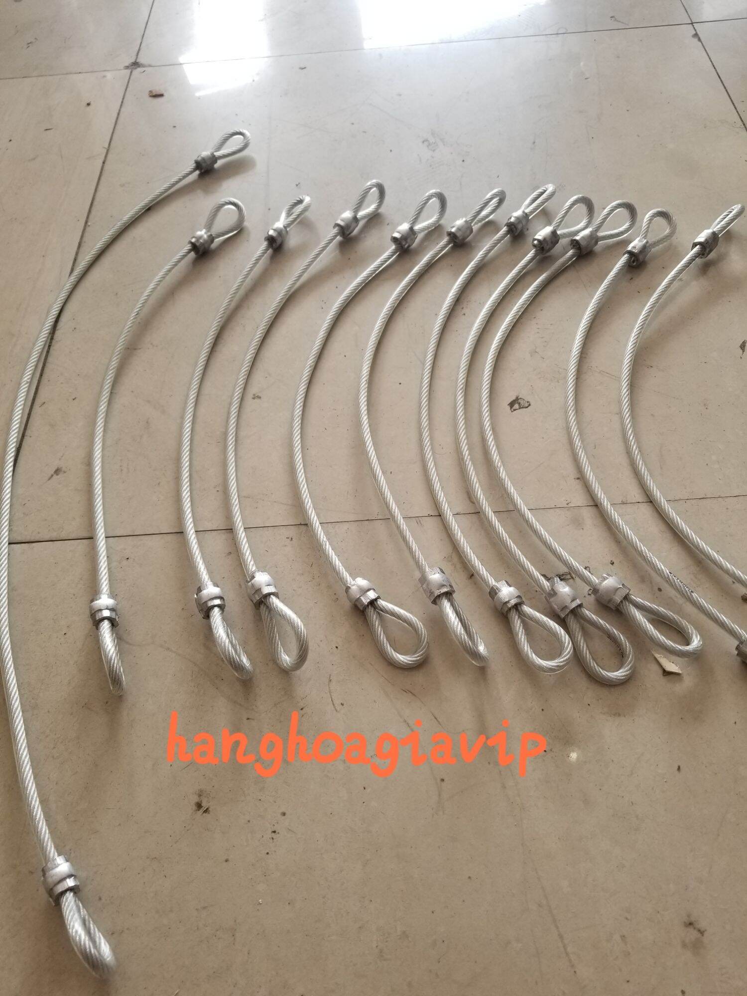 Khóa cáp 10mm(li),bấm đầu cốt sẵn.Size 0.8 mét,2 mét.hanghoagiavip