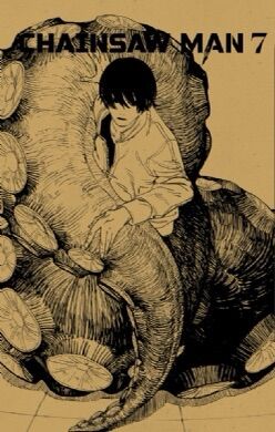 Truyện tranh - chainsaw man - tập 7 - tặng kèm lót ly