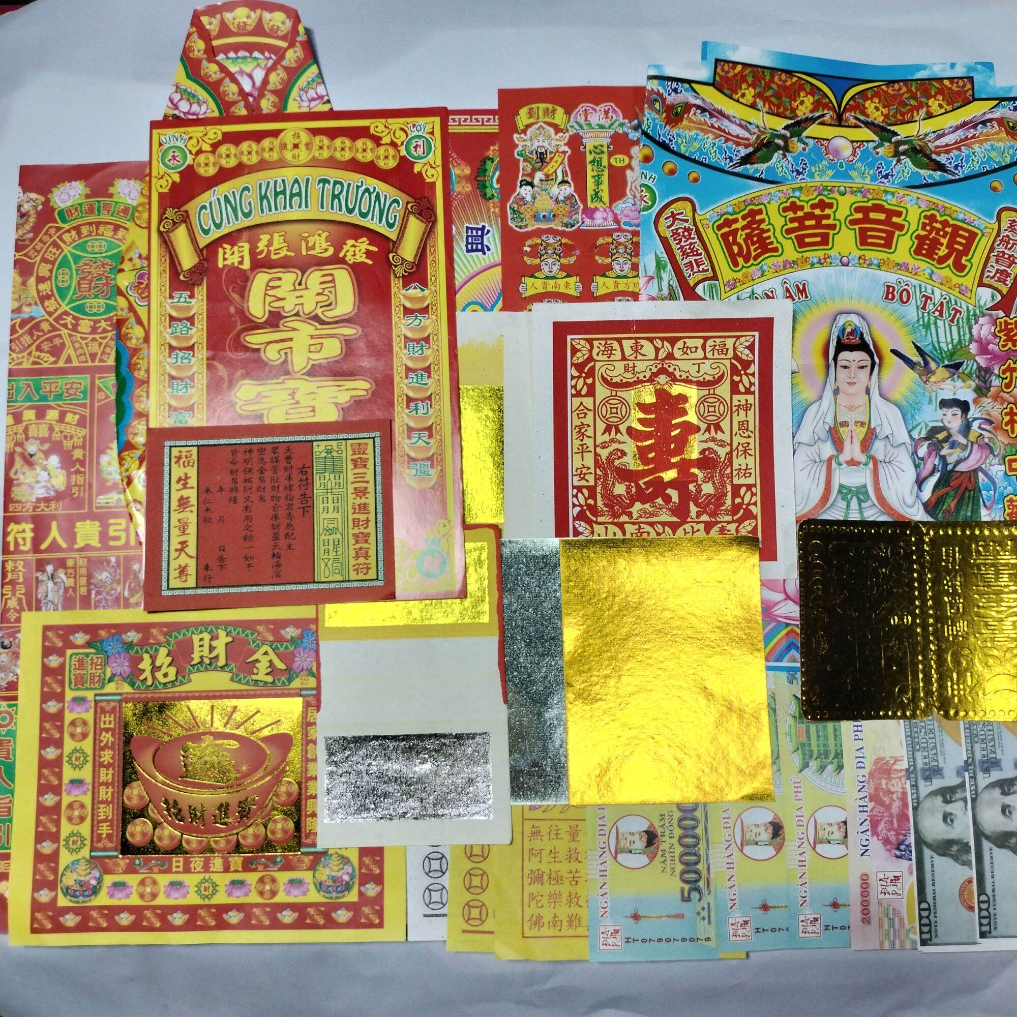 Giấy cúng khai trương