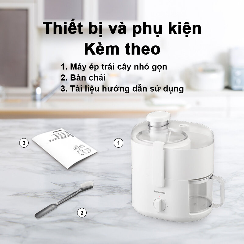 Máy ép trái cây Panasonic MJ-CS100WRA hàng chính hãng