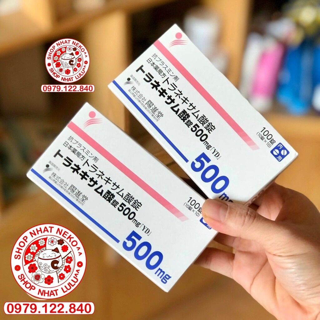 Viên Uống Trắng Da Mờ Nám Transamin 500mg Cao Cấp Từ Nhật Bản