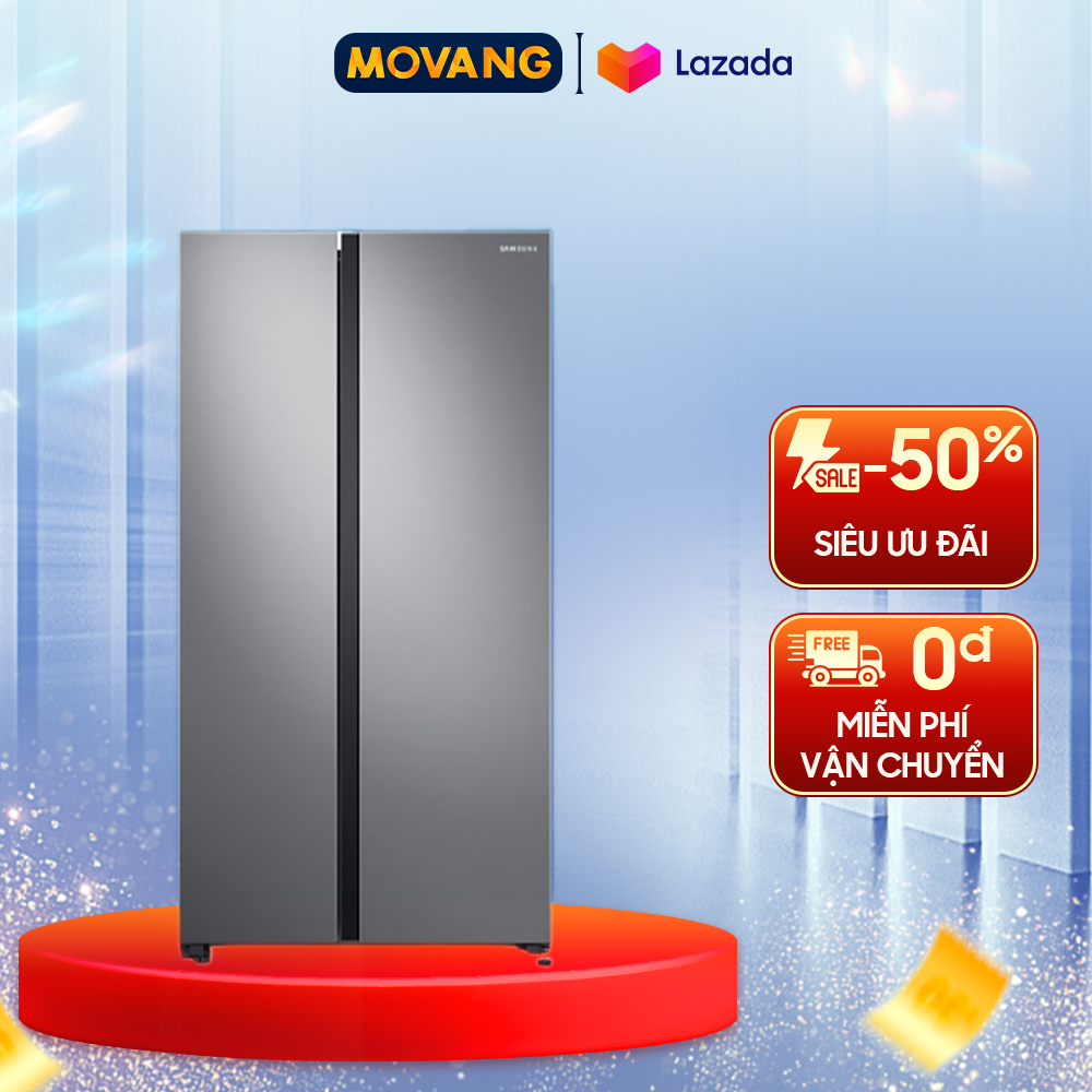 [GIAO TẠI HCM] -  Tủ lạnh Samsung Inverter 647 lít RS62R5001M9/SV