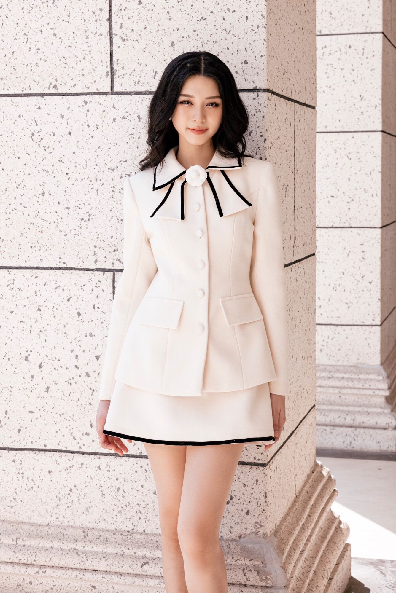 Joie des roses - áo khoác dạ chantel jacket