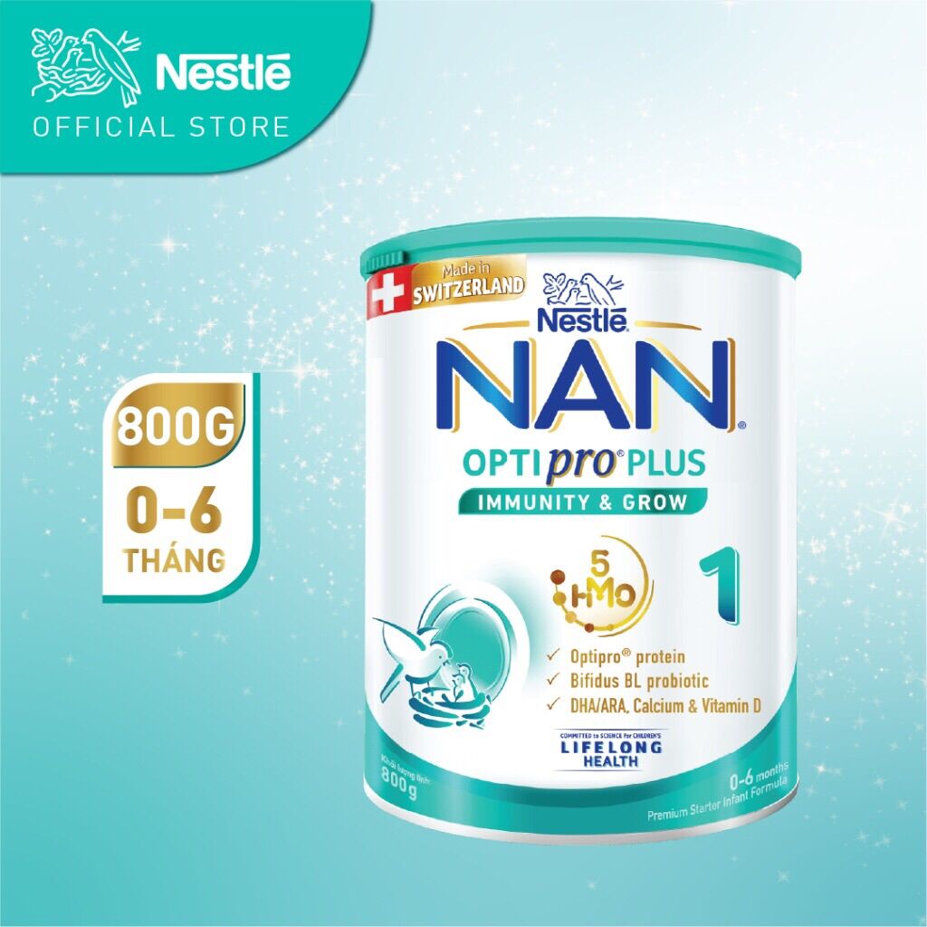 Sữa bột nestle nan optipro hmo 1 - hộp 800g