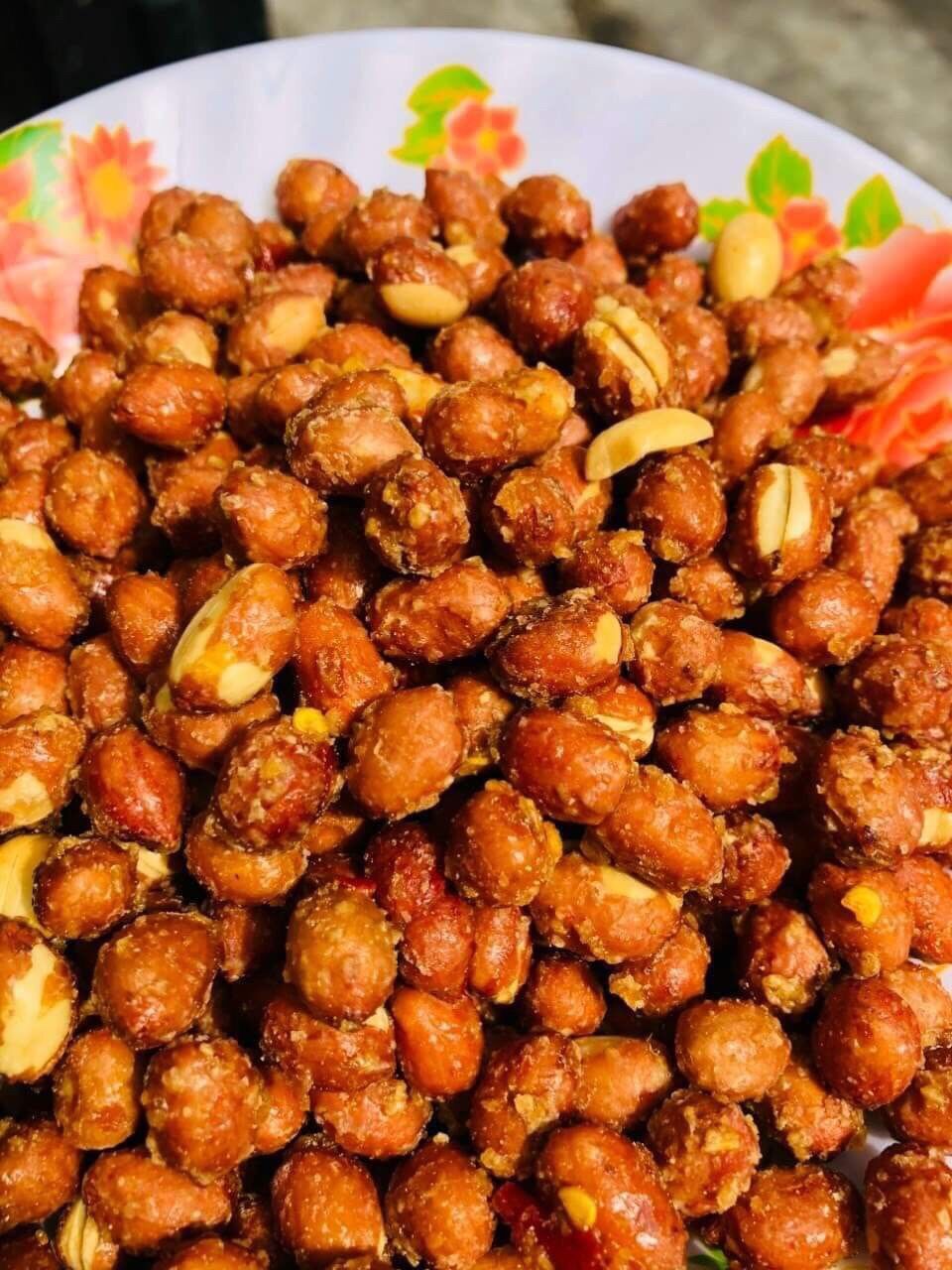 Đậu phộng rang tỏi ớt pet 500gr