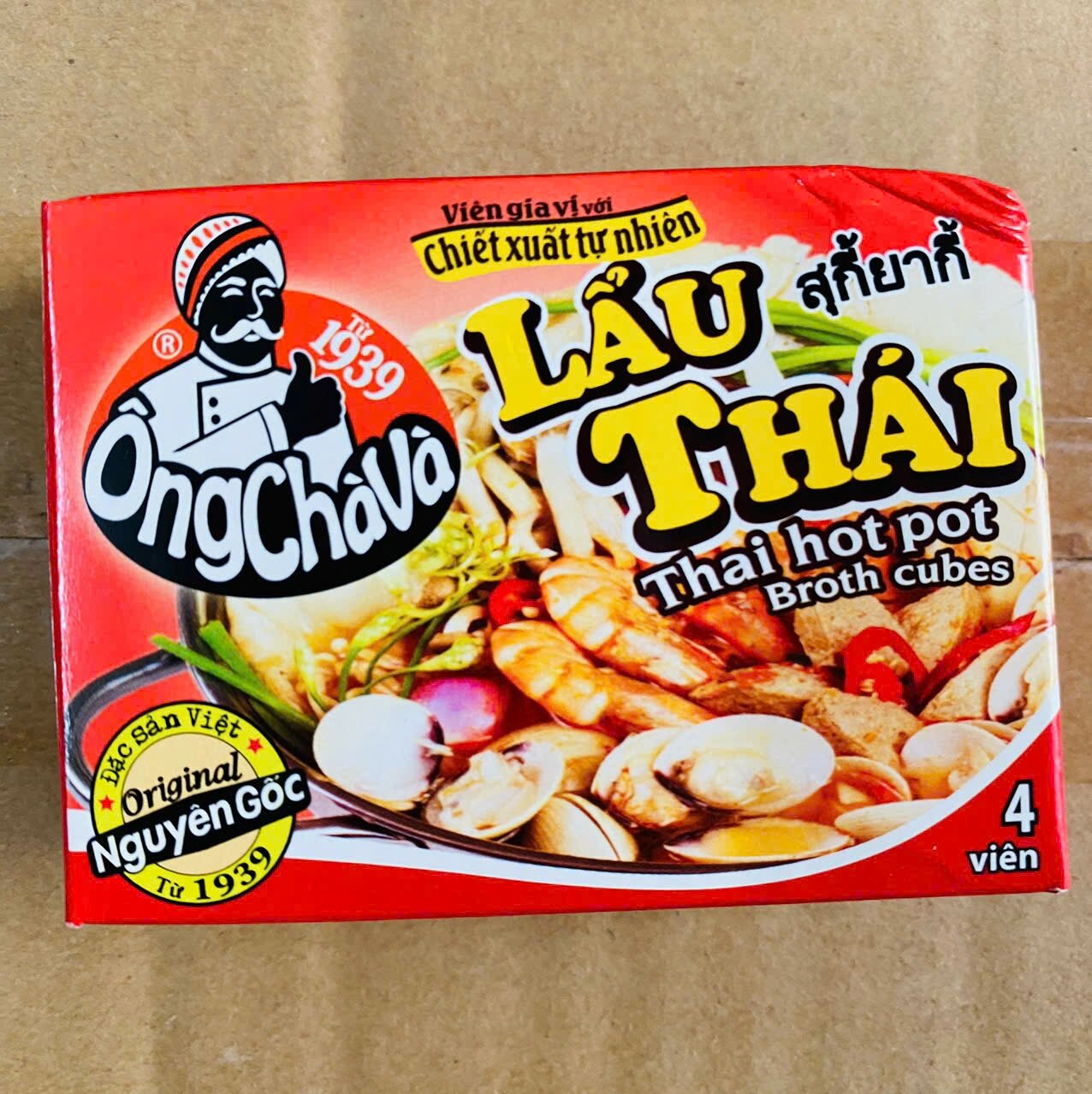 (Combo 2 hộp) Viên gia vị 🥘 LẨU THÁI 🥘 ông chà và 75g