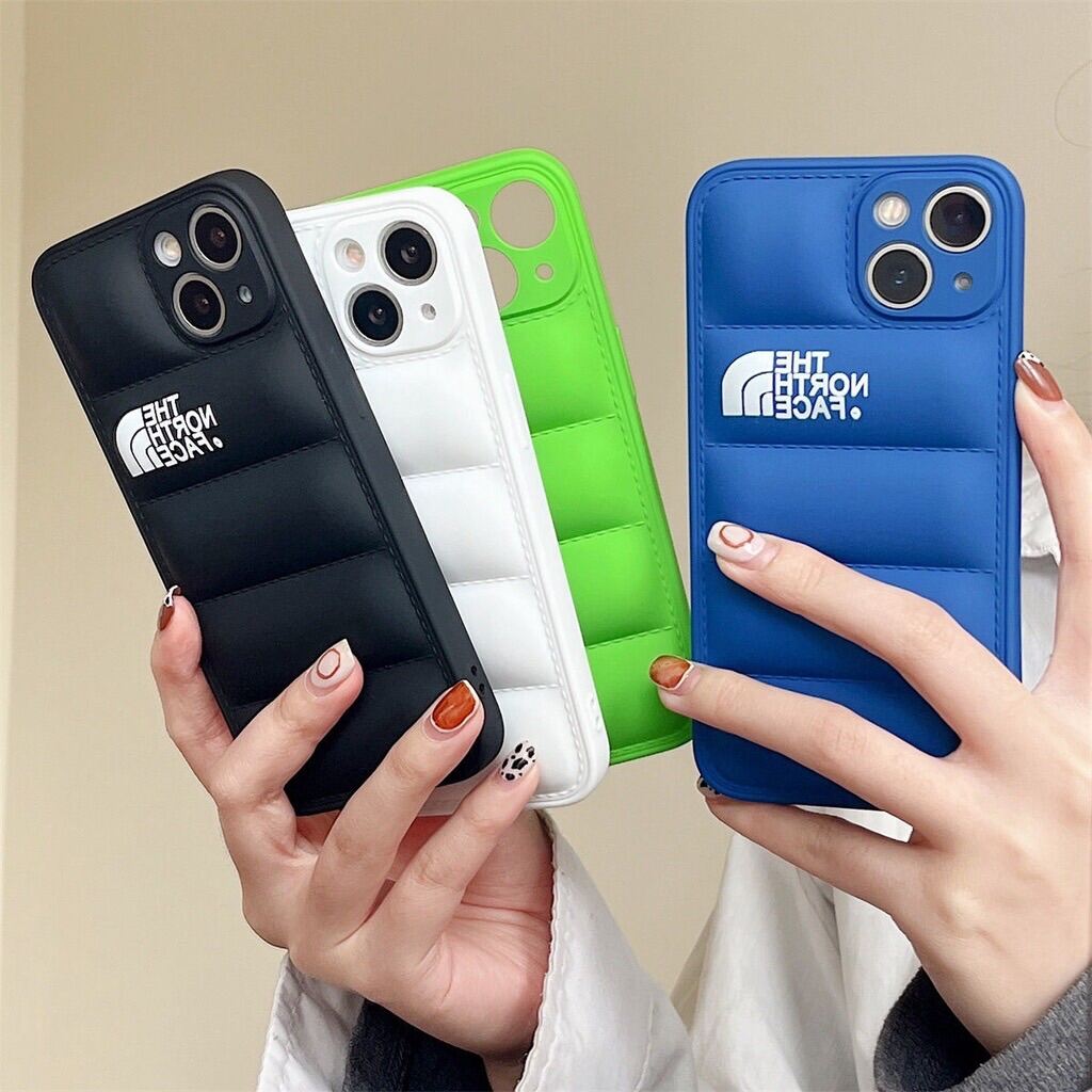 Ốp Điện Thoại Mềm Chống Rơi Họa Tiết The North Face 3D Cho iPhone 13 Pro Max 11 12 Pro Max X XR XS Max