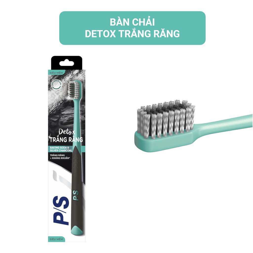 Bàn Chải P/S Detox Trắng Sáng Siêu Mềm