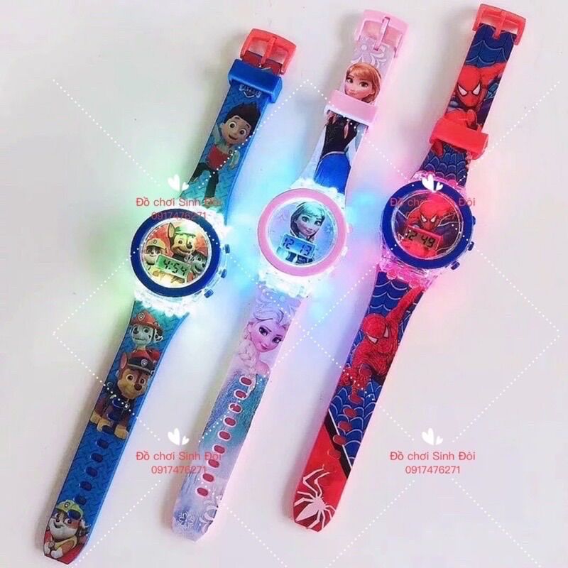 Đồng hồ đội chó cứu hộ có đèn