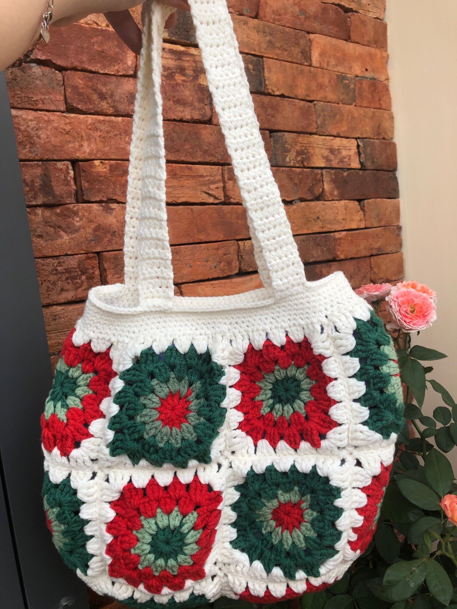 TÚI LEN HANDMADE HOA GHÉP [ẢNH THẬT]