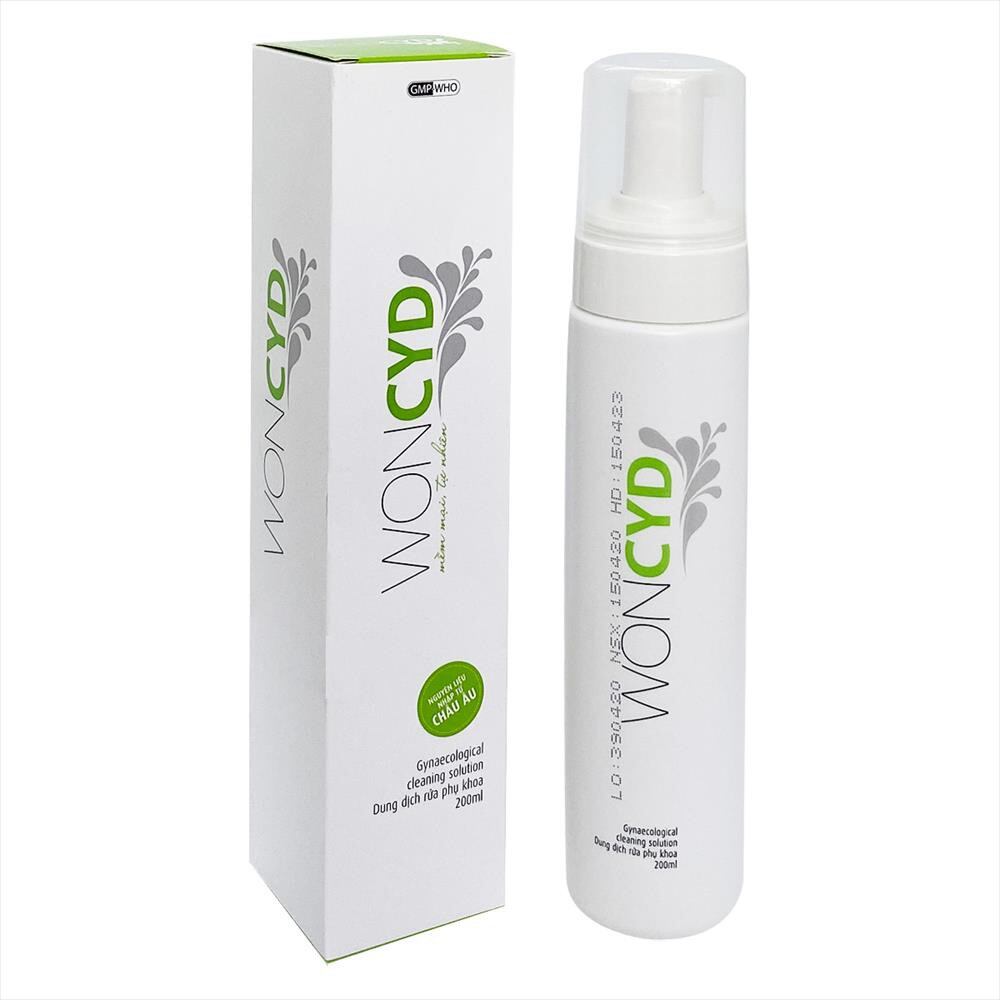 Dung dịch vệ sinh Woncyd tạo bọt chai 200ml