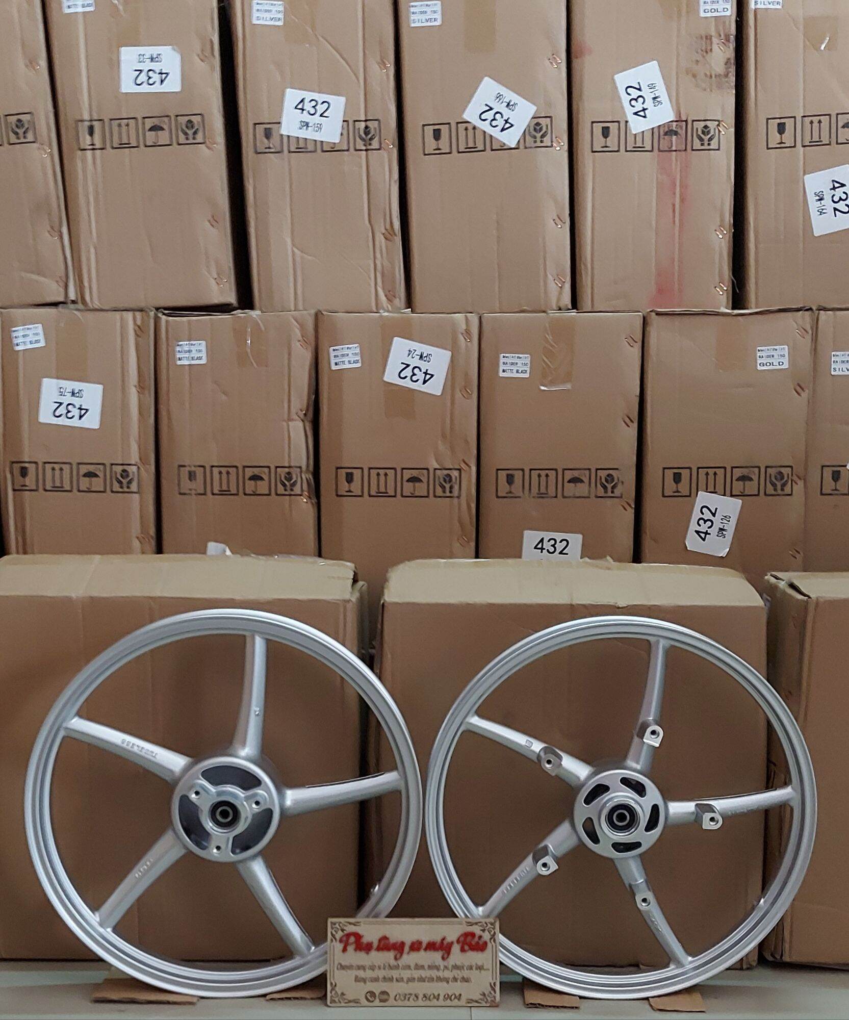 bánh mâm RAIDER SATRIA kiểu dáng RCB bảng 1.4/1.6