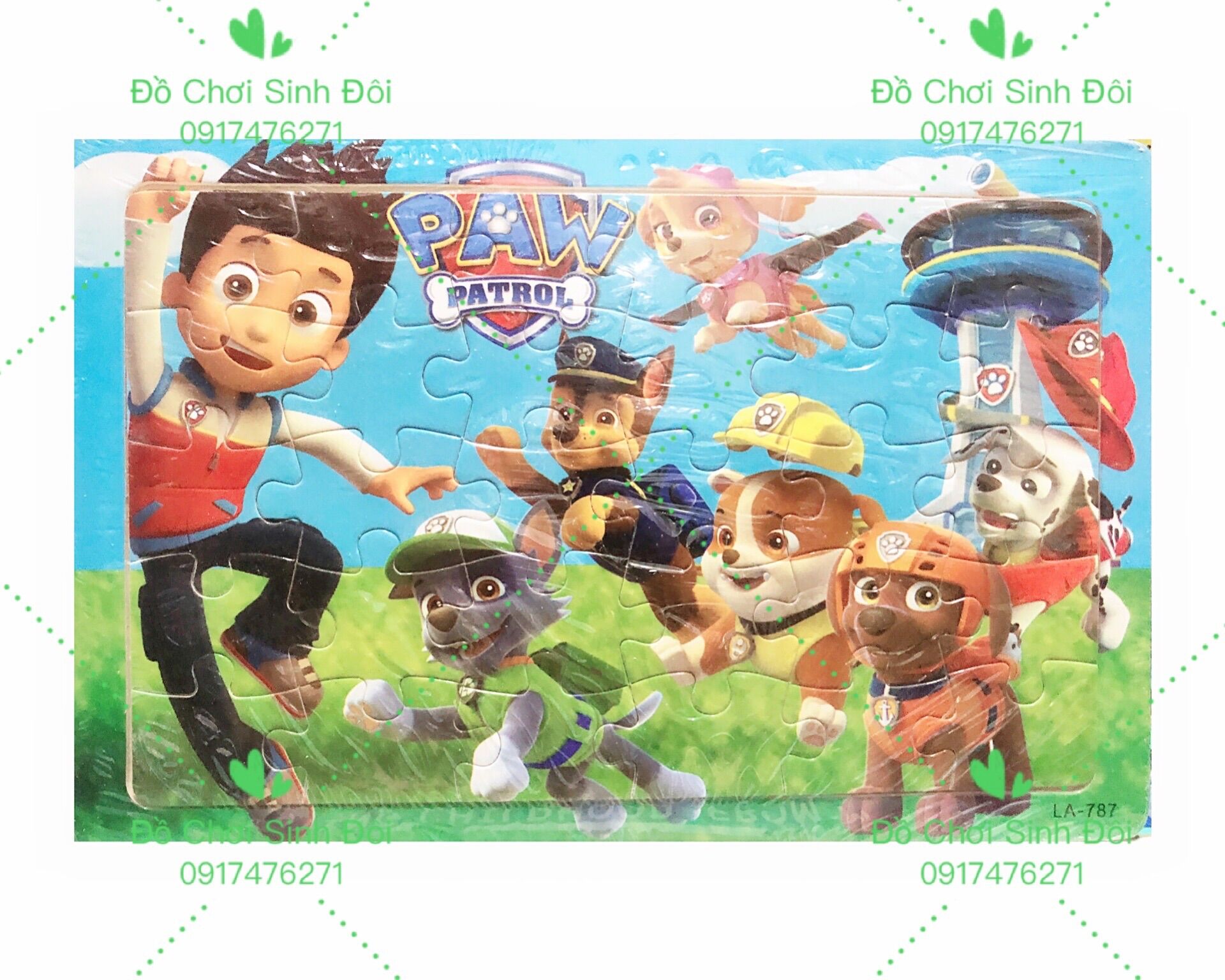 Đồ chơi ráp hình gỗ 30 miếng - đội chó cứu hộ