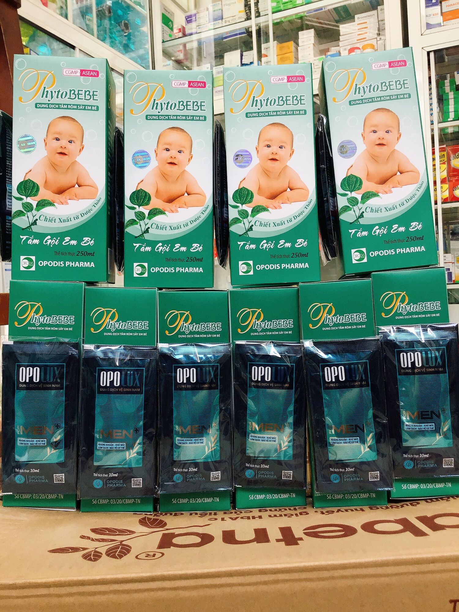 [HCM]Tắm rôm sảy em bé Phytobebe