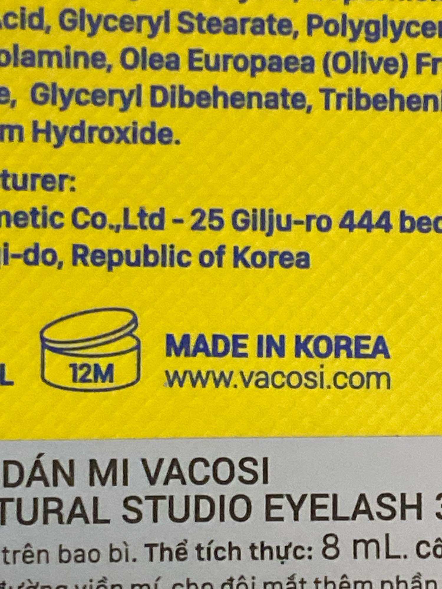 Keo dán mi VACOSI Hàn Quốc - Mẫu mới