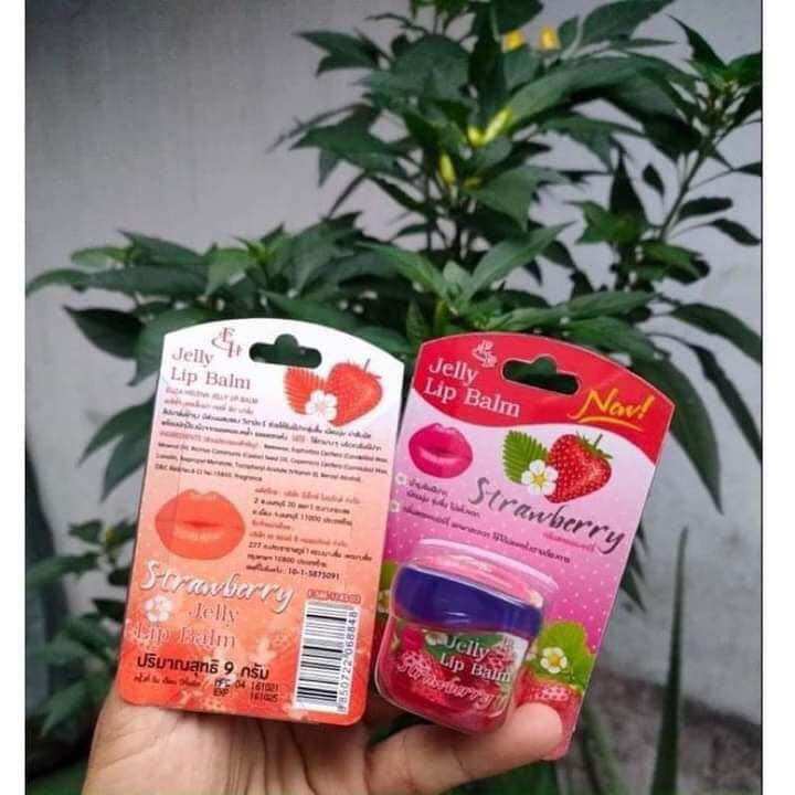 Set 2 hủ son dưỡng môi jelly lip balm thái lan