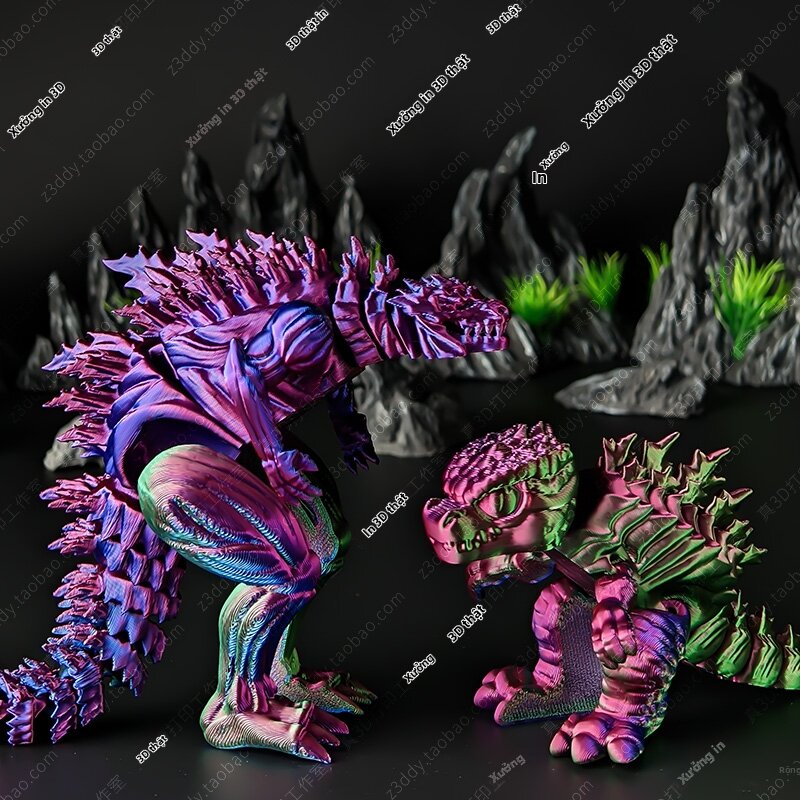 Mô Hình Khủng Long 3D In Thực Tế Di Chuyển