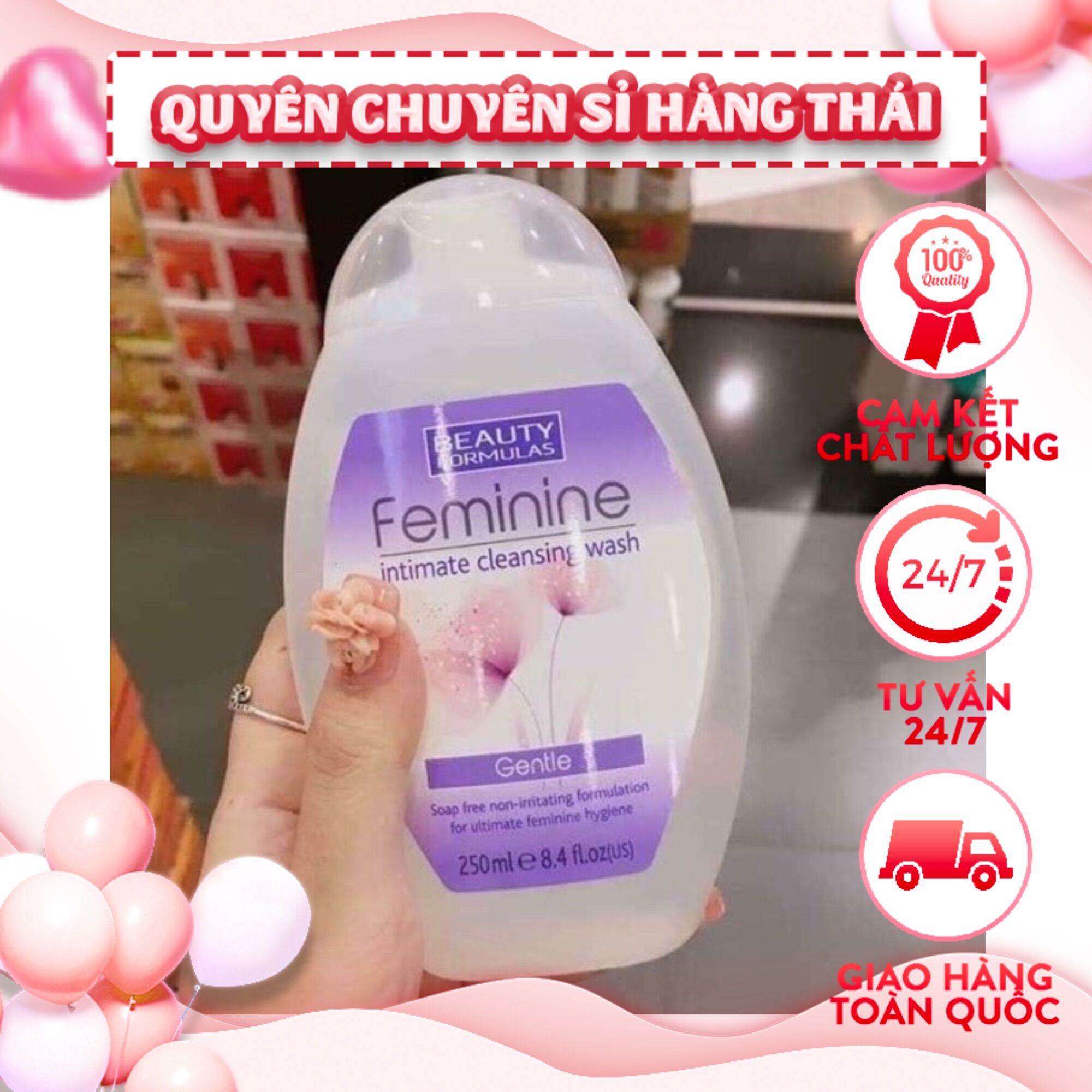 Dung dịch vệ sinh feminine 250ml thái lan