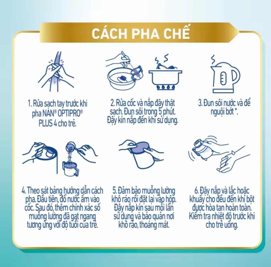 Nan 4 - Sữa Bột Nestle NAN Optipro PLUS 4 HM-O 1,5kg (2-6 tuổi) - [Date 2025]