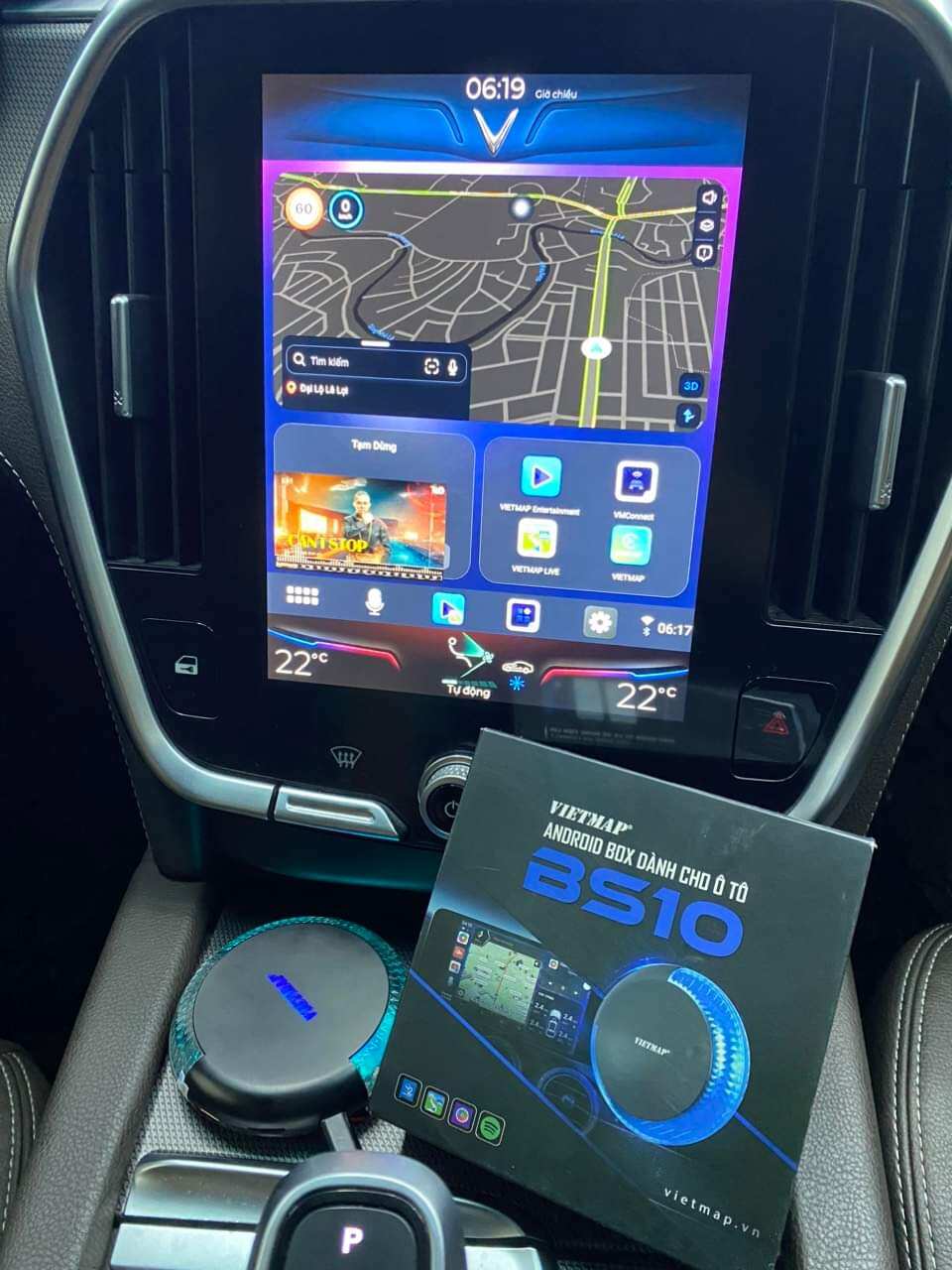 VIETMAP BS10_Android Box Thế Hệ Mới Dành Cho Xe Điện Vinfast(Vfe34,Vf8,Vf9)