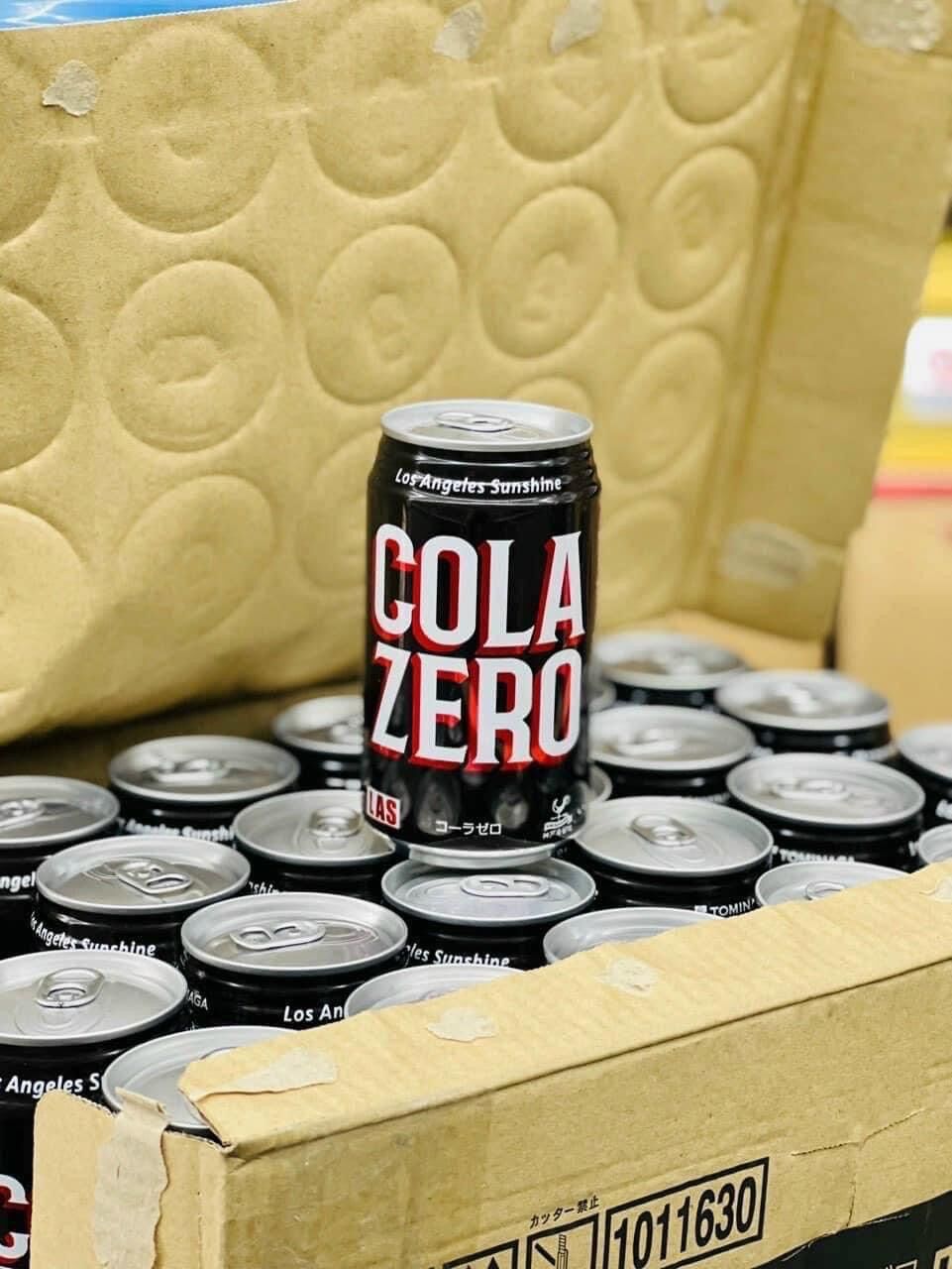 [ Date 10/ 2026 ] 24 lon Cola Zero 350ml Nhật Bản.