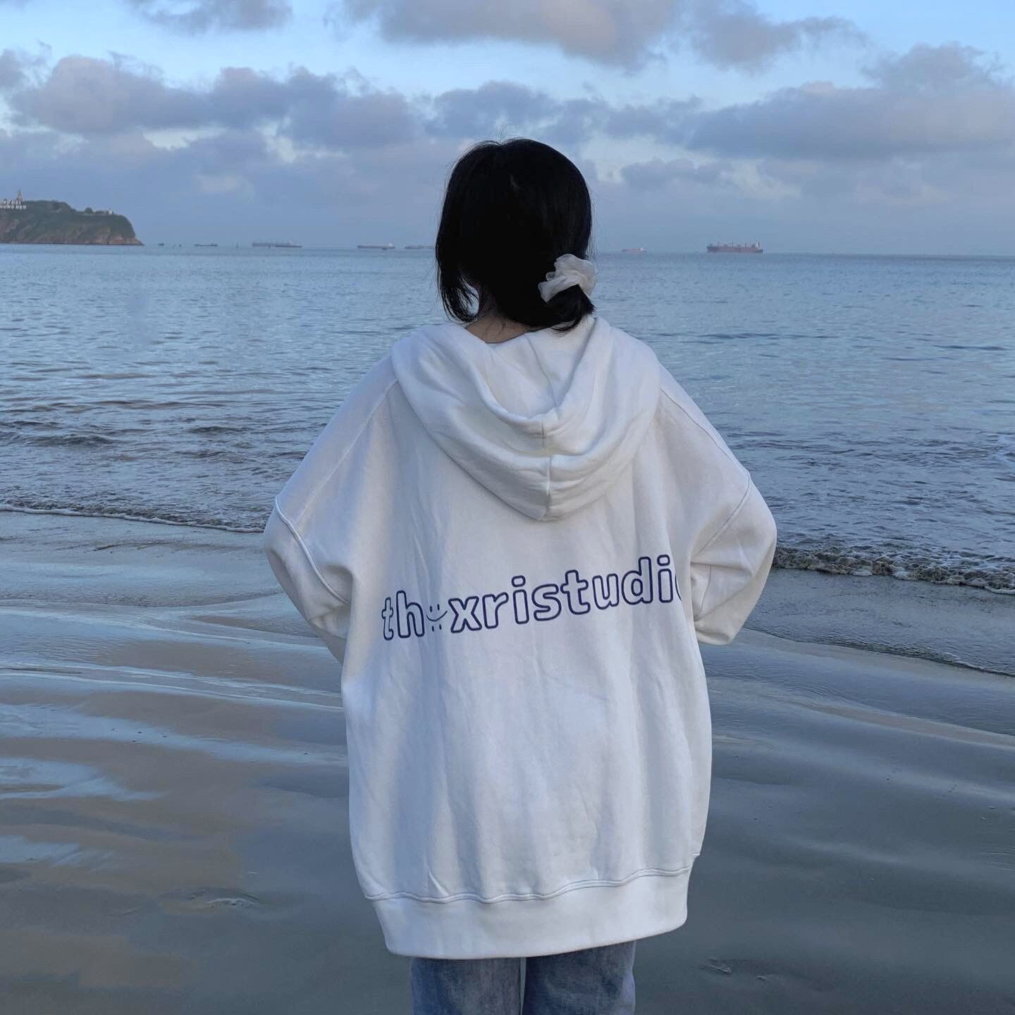 Hoodie Zip Basic / THOXRI