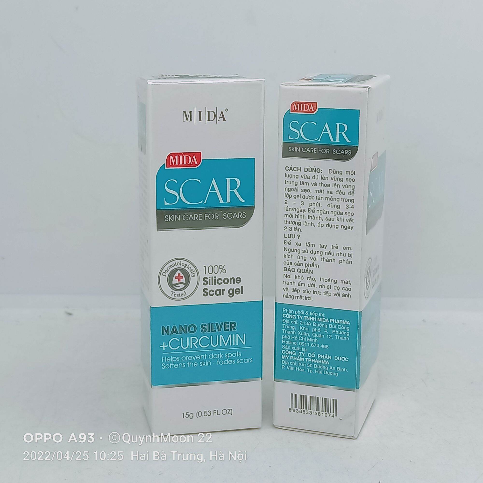 Kem mờ sẹo Mida Scar tuýp 15g