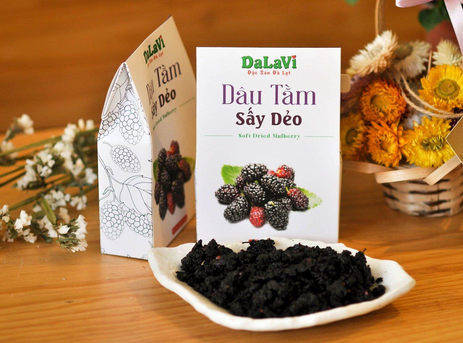 Dâu tằm Đà Lạt sấy dẻo Dalavi 150gr