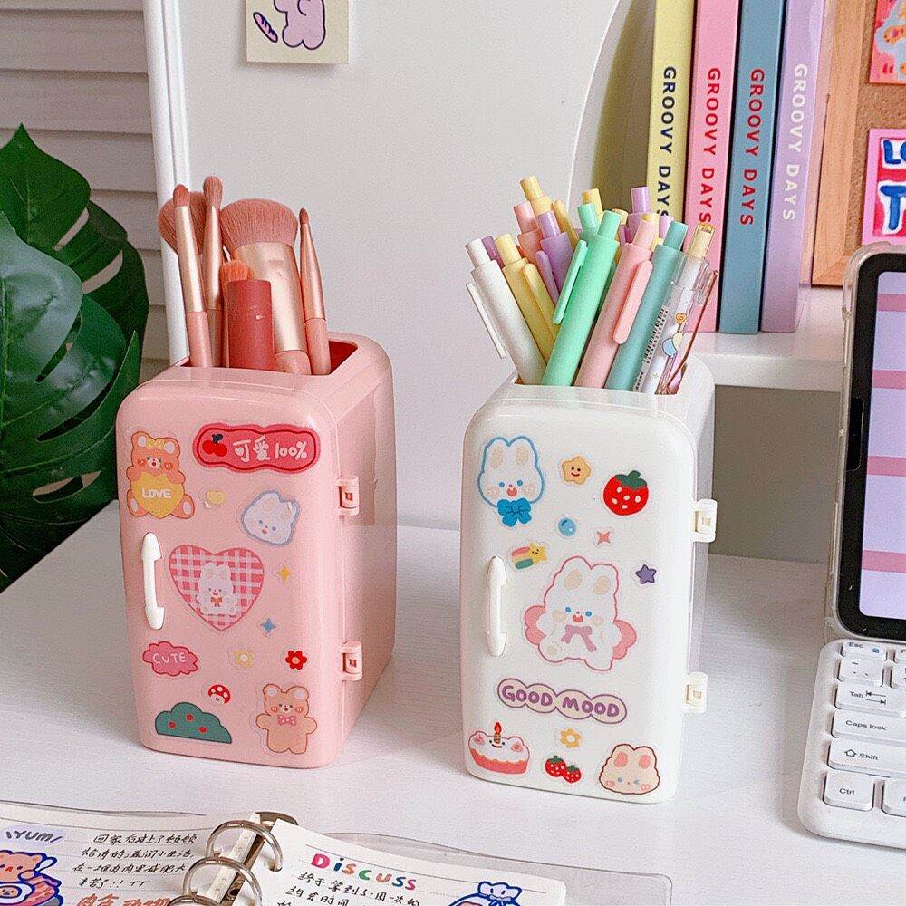 Ống đựng bút hình tủ lạnh mini cute