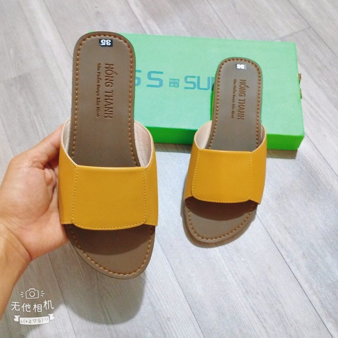 [FREESHIP EXTRA] DÉP DA NỮ ĐẾ BẰNG SIÊU BỀN [BẢO HÀNH 3 THÁNG]