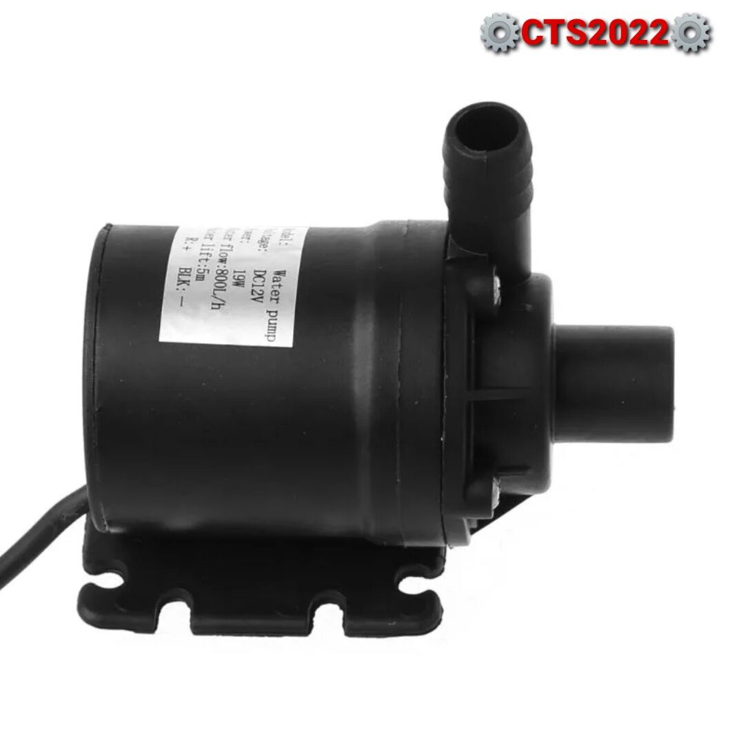 Bơm nước 12V-19W lưu lượng 800l/h ( cổ tròn)