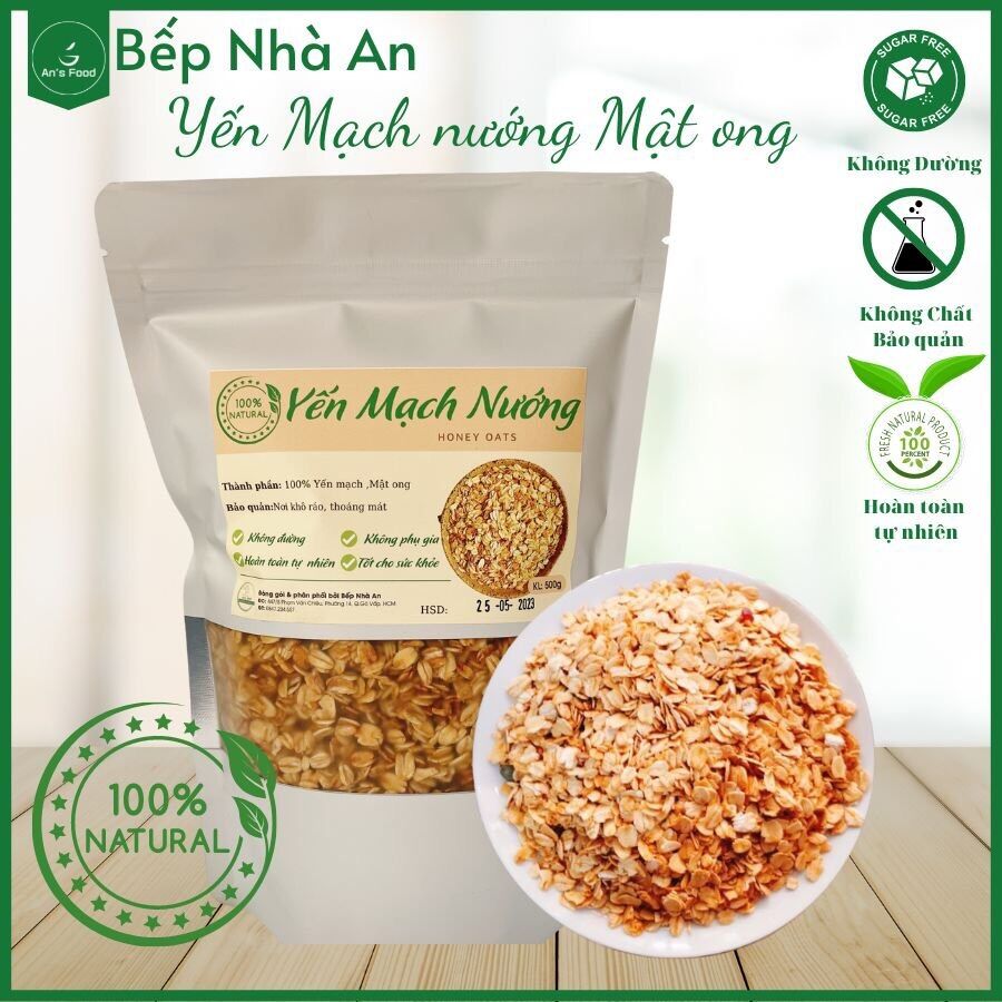 Yến mạch nướng mật ong - 500g
