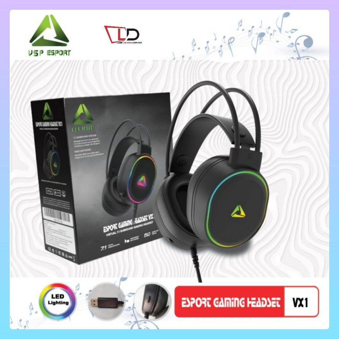 Tai nghe Heaphone esport gaming VX1 7.1