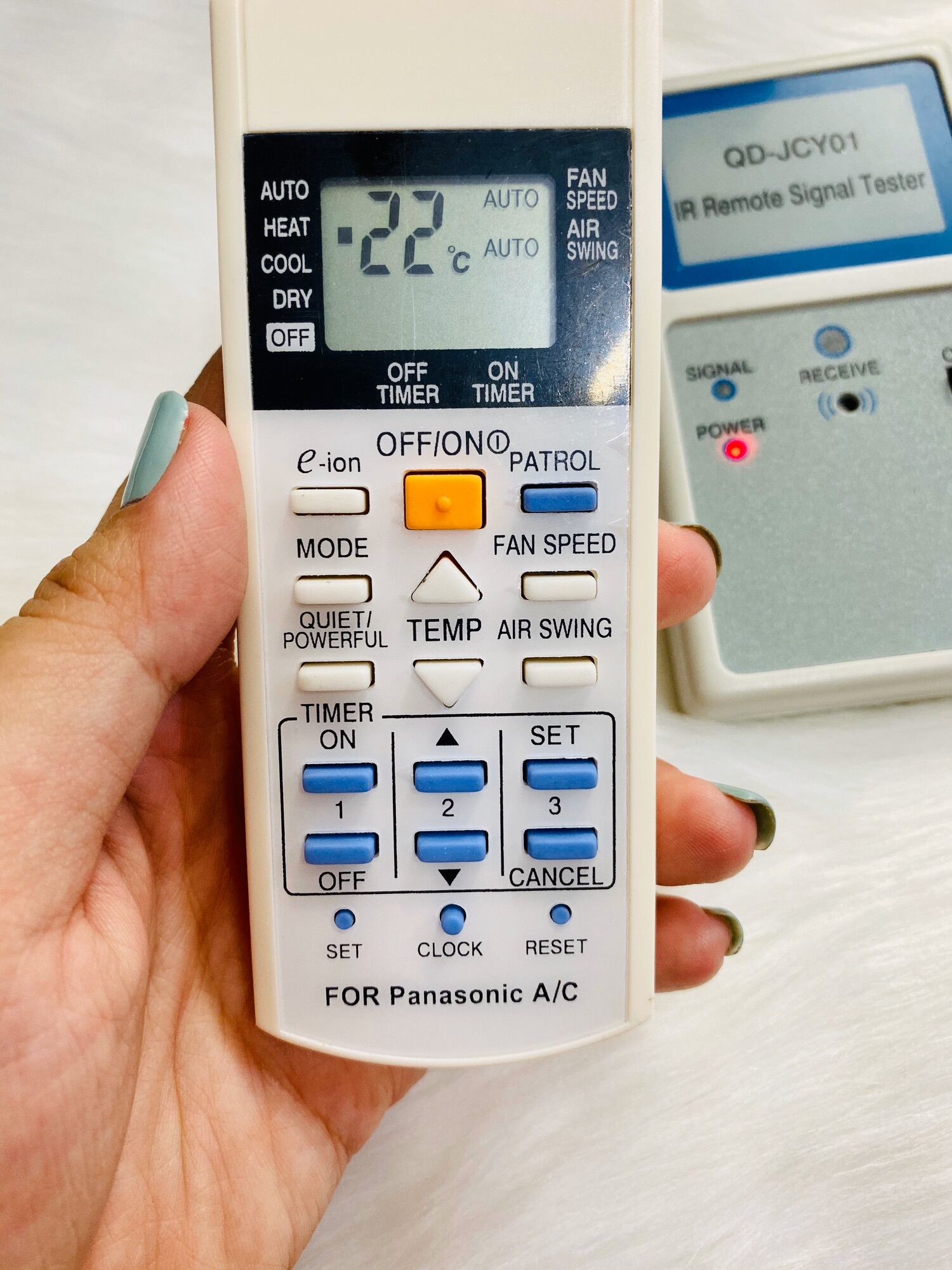 [HCM]REMOTE ĐIỀU KHIỂN ĐIỀU HOÀ MÁY LẠNH PANASONIC E-ION