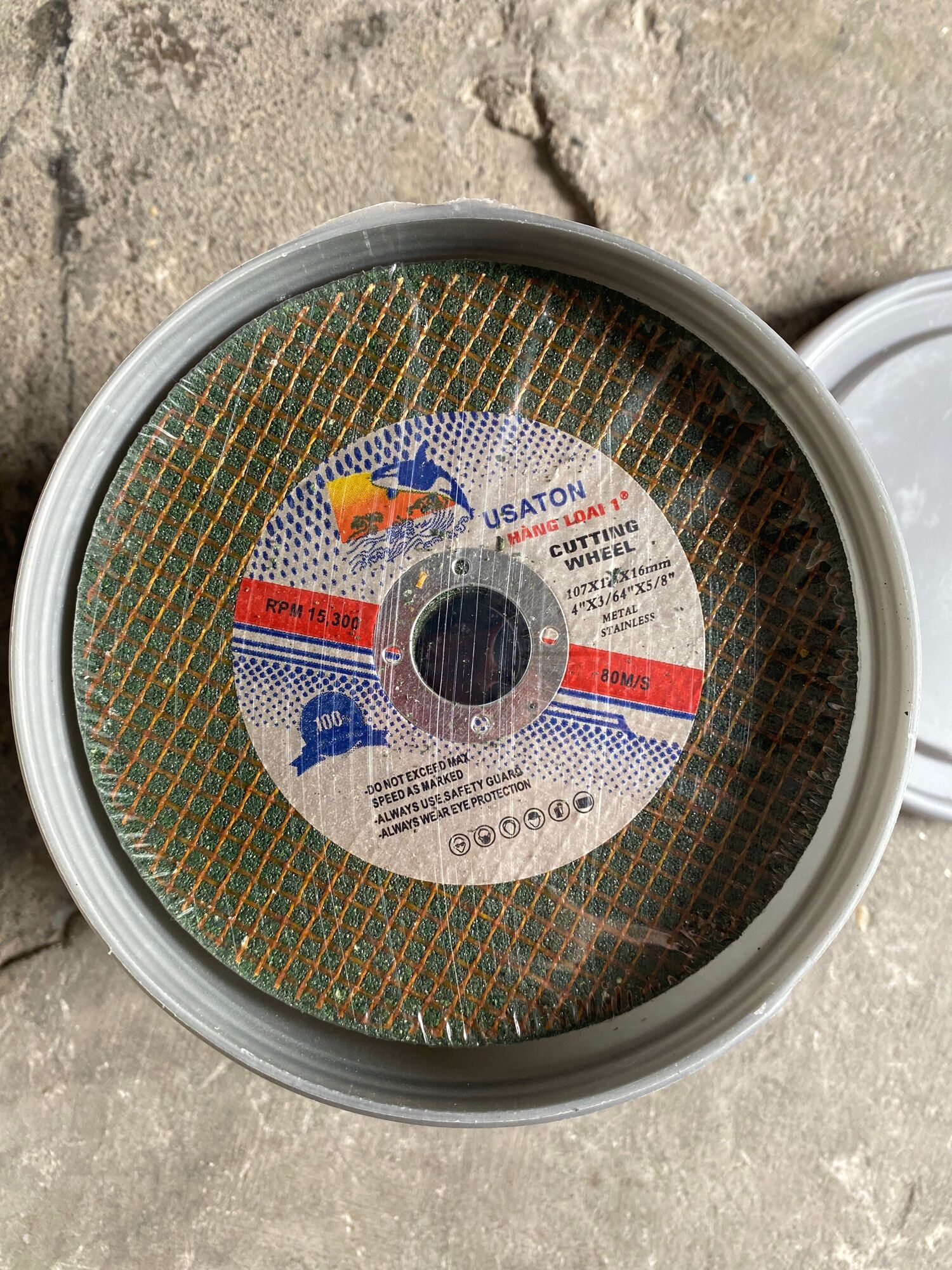 (Hộp 50 viên) Đá cắt sắt - Đá cắt inox 100 Cá voi (Hàng loại 1)