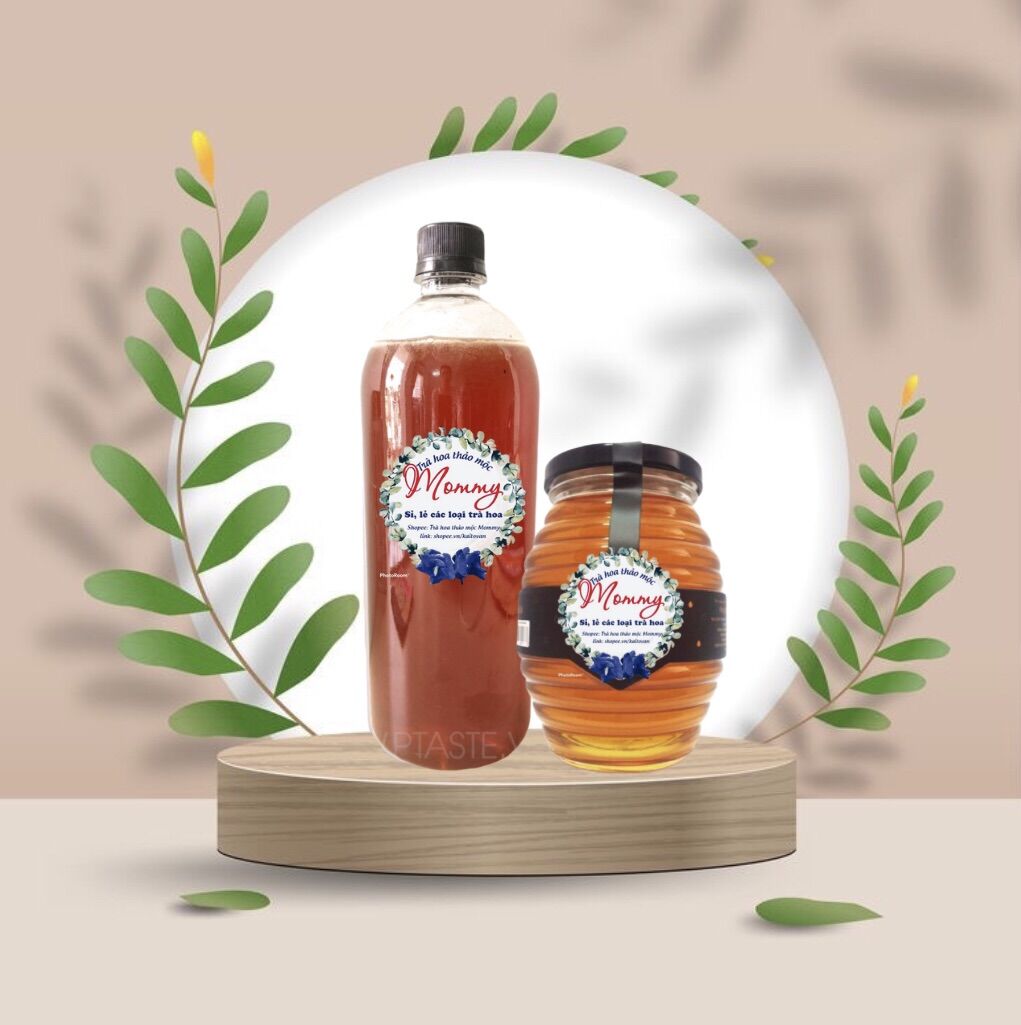 Mật ong hoa nhãn chai 1 lít