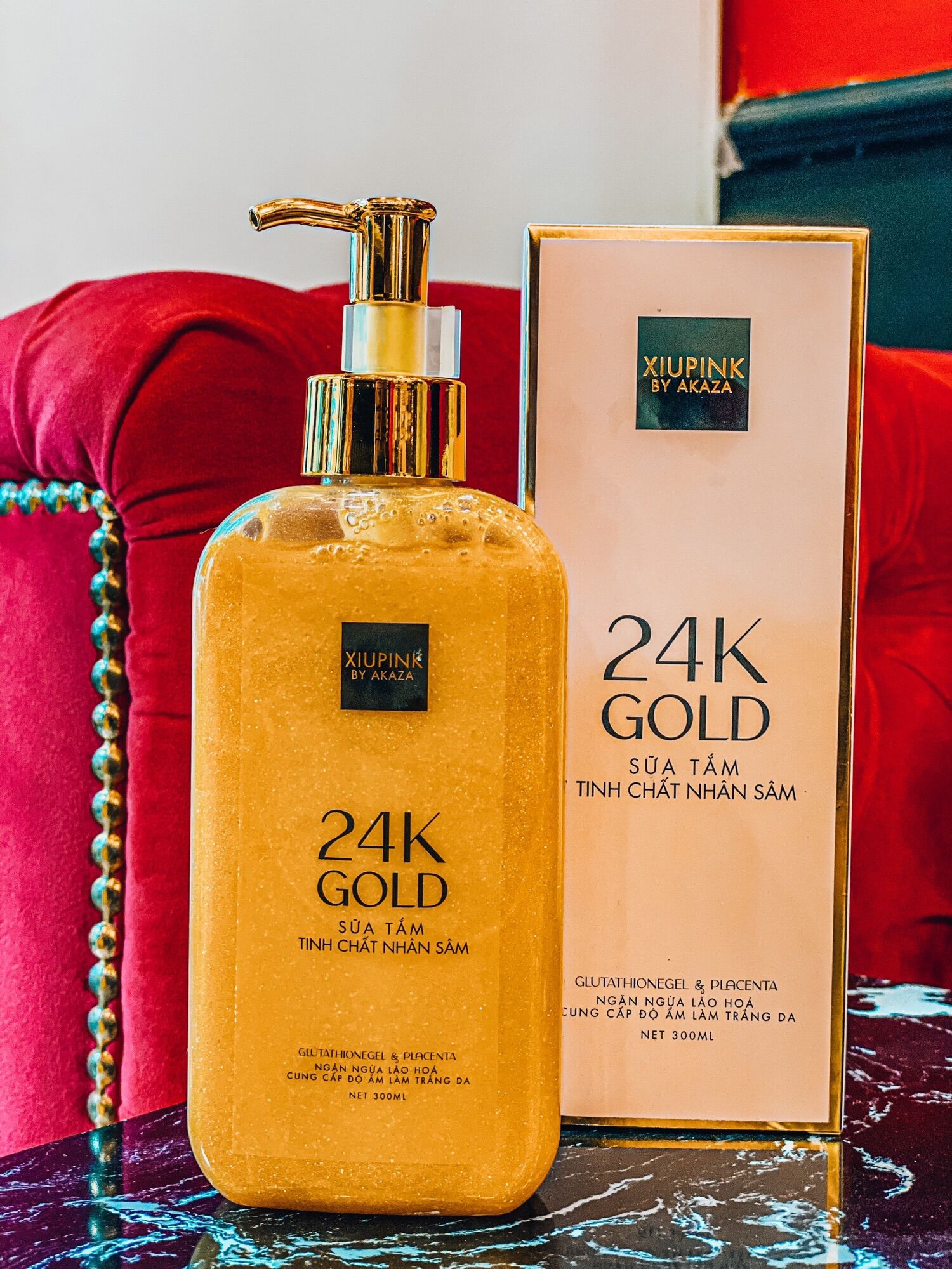 Sữa tắm trắng gold 24k