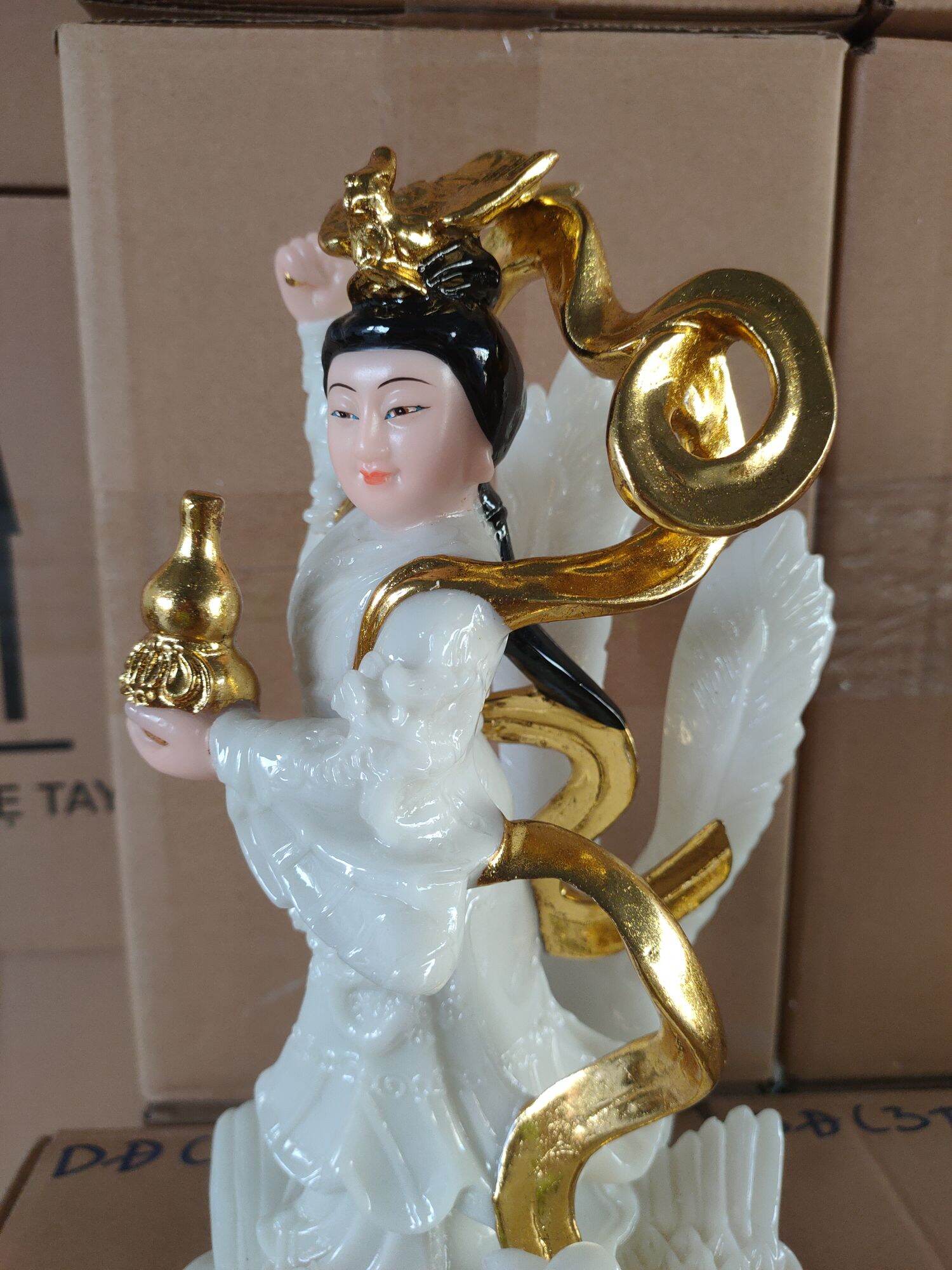 Tượng Cửu Thiên Huyền Nữ cao 30cm