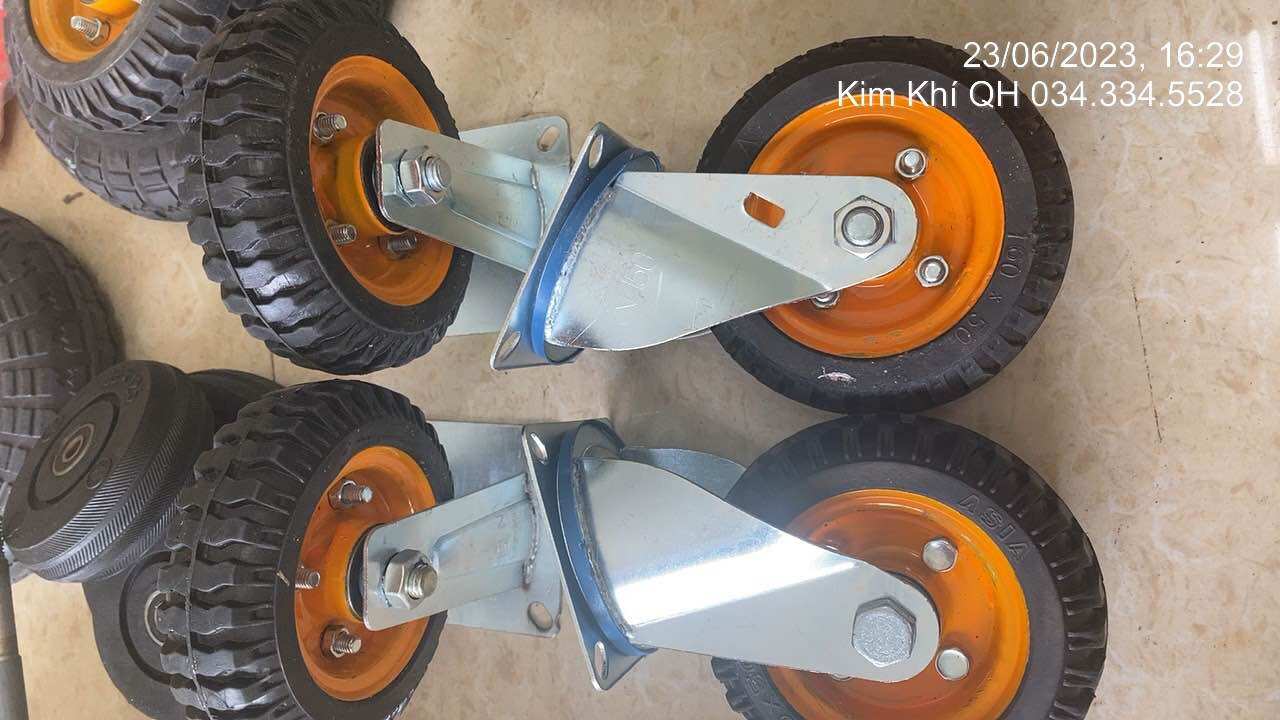 Bánh xe 160x 50 cao su đặc