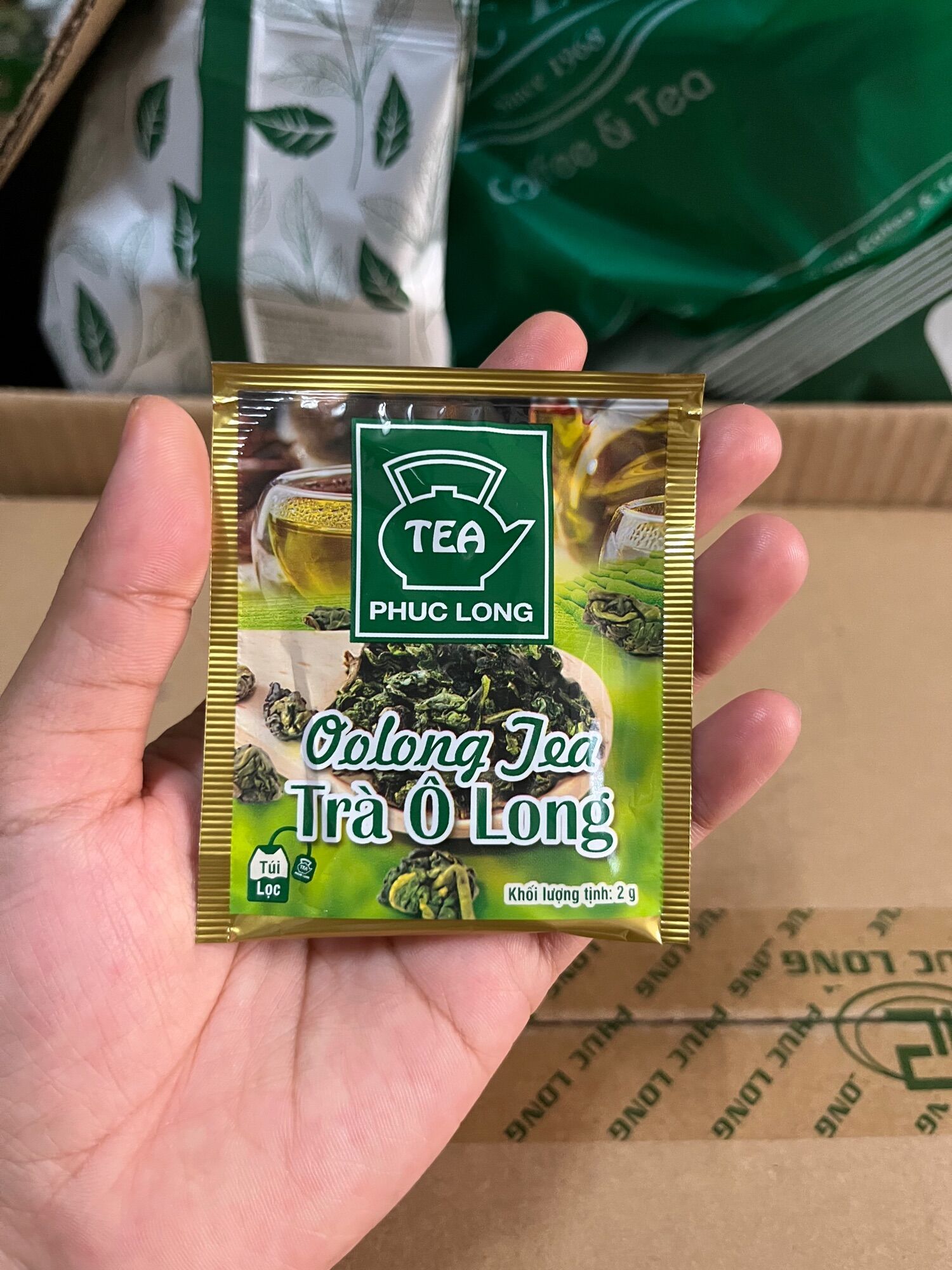 Trà Olong Túi Lọc Phúc Long 25 tép 2g