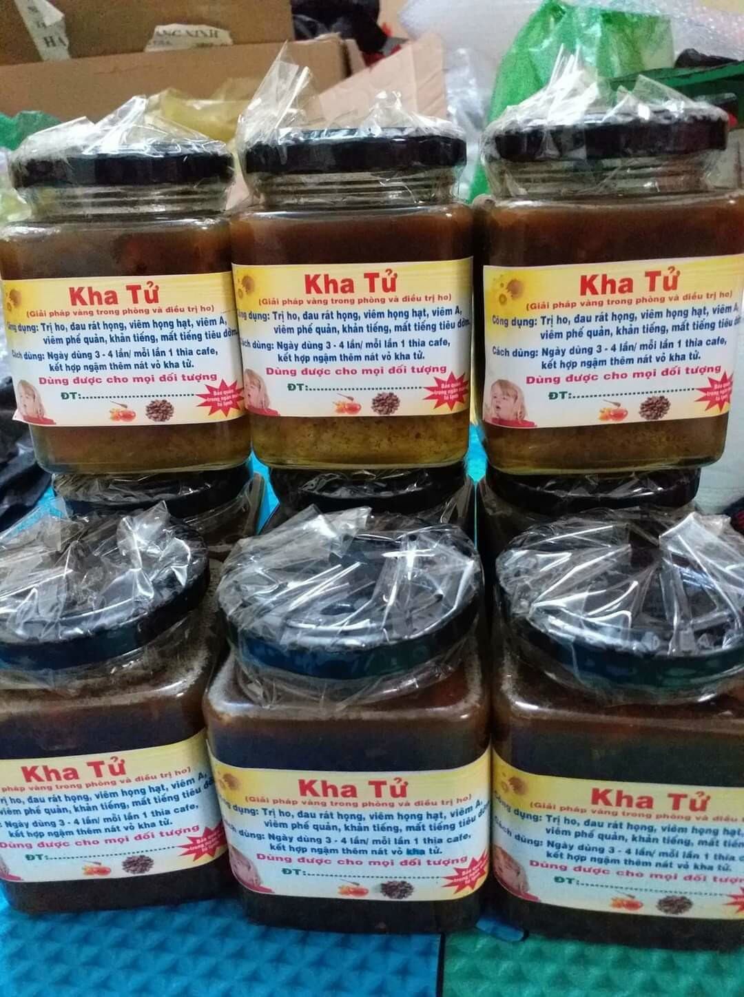 siro Kha tử ngâm mật ong