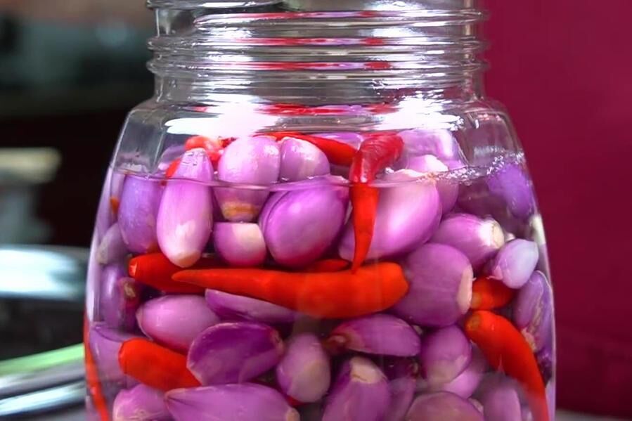 Củ Hanh Tím ngâm chua ngot hủ 500g
