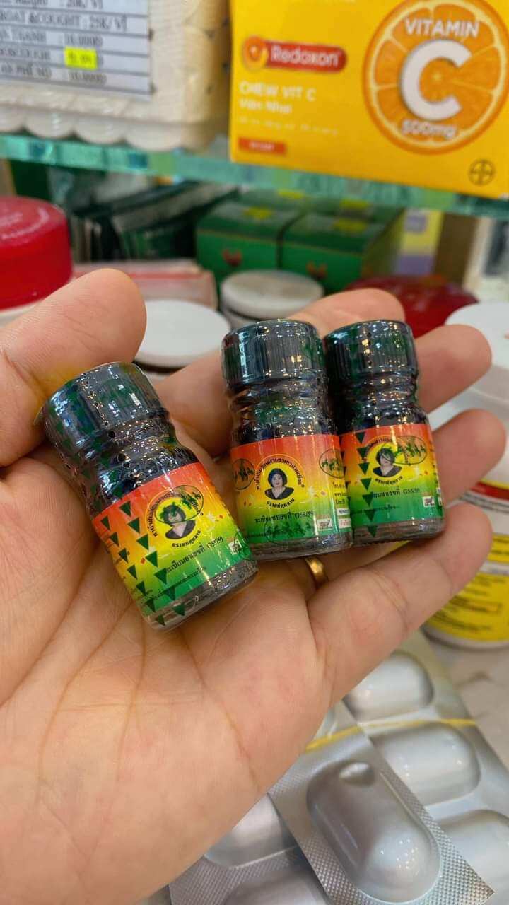 DẦU BÀ MẬP THÁI LAN 3ml - Dâu gió hồng hoa bà mập