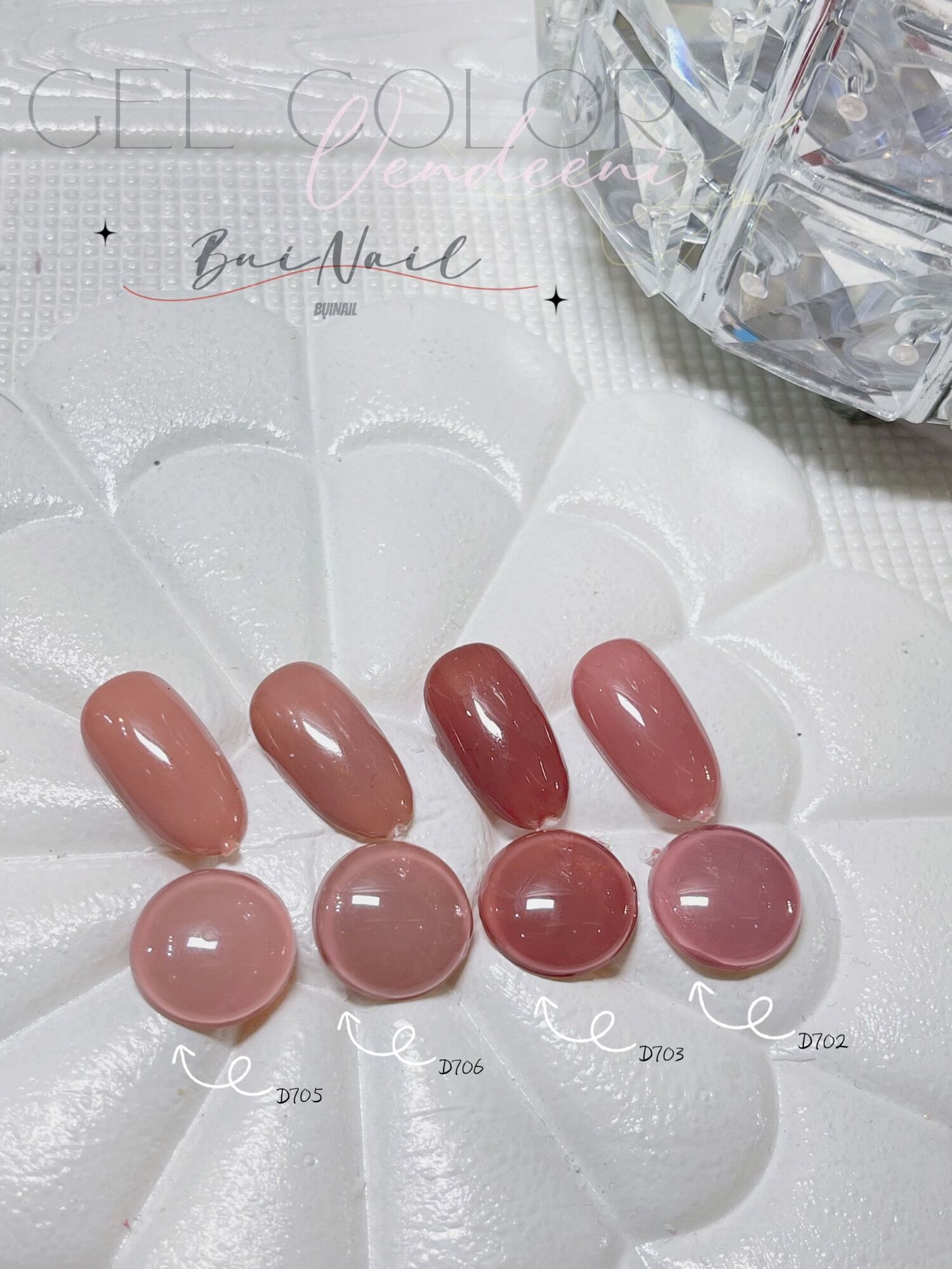 SƠN GEL LẺ MÀU VENDEENI