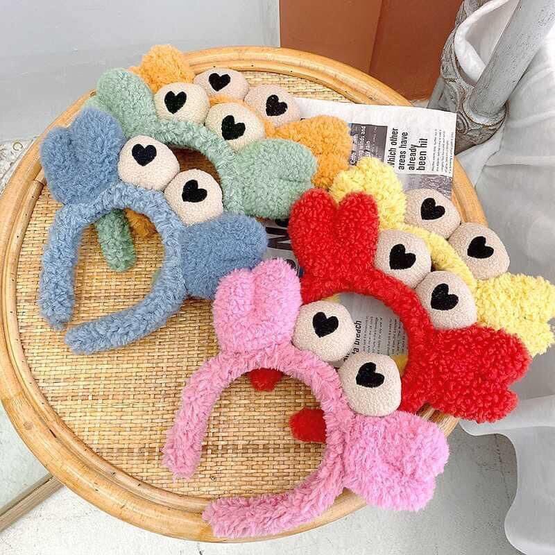 Băng đô cài tóc hình cua siêu dễ thương