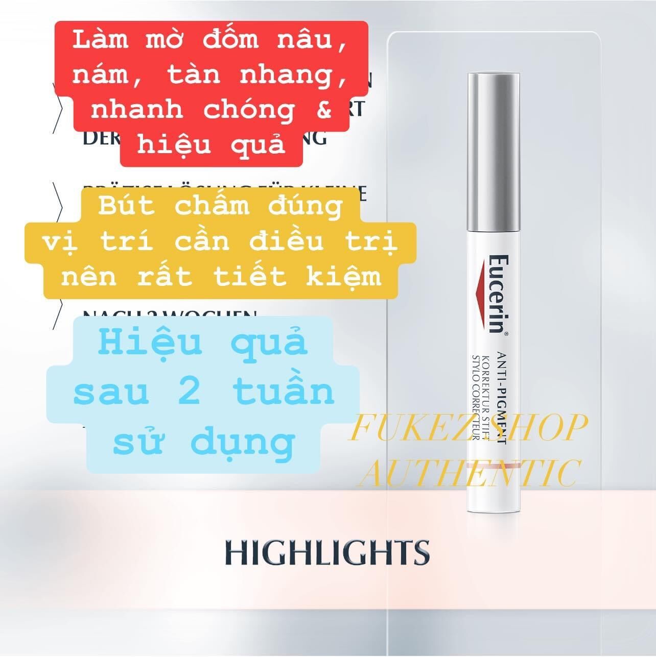 Bút ngăn đốm nám tàn nhang Eucerin