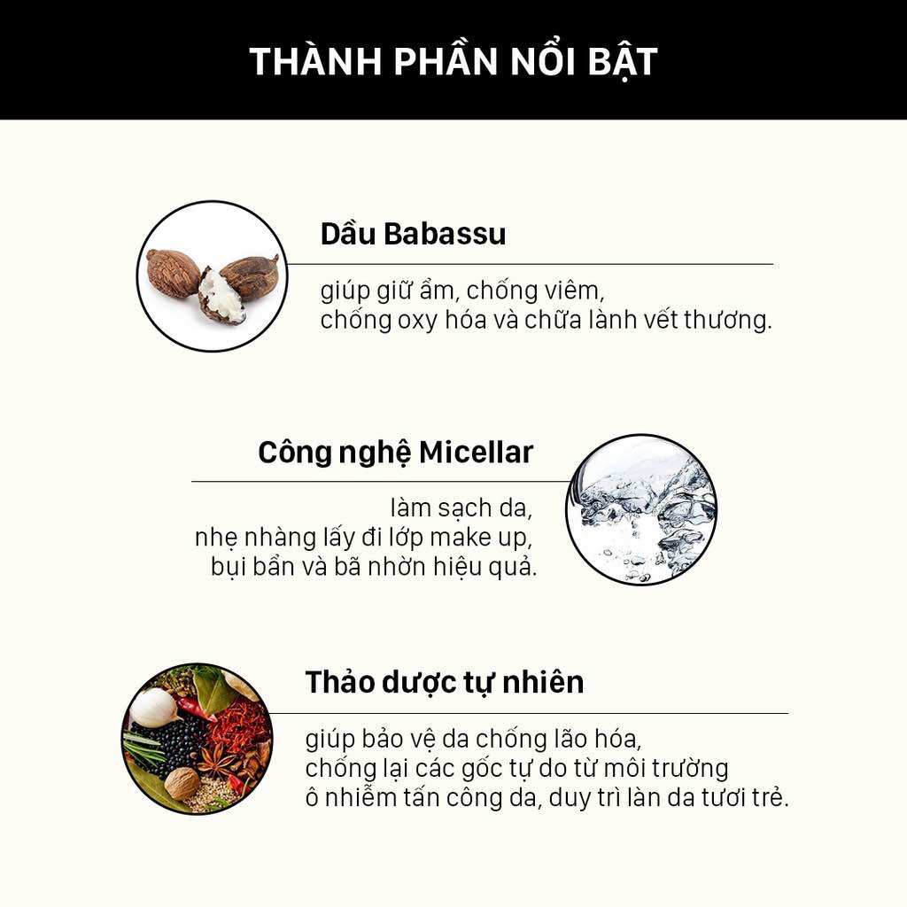 NƯỚC TẨY TRANG BABASSU NARGUERITE