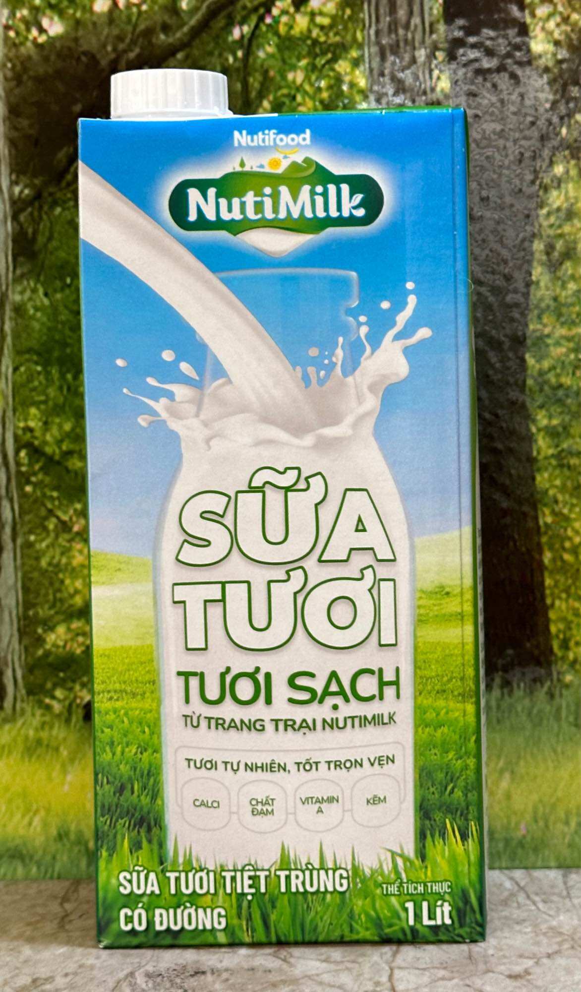 Sữa Tươi Sạch 1 Lít Nutimilk Có Đường