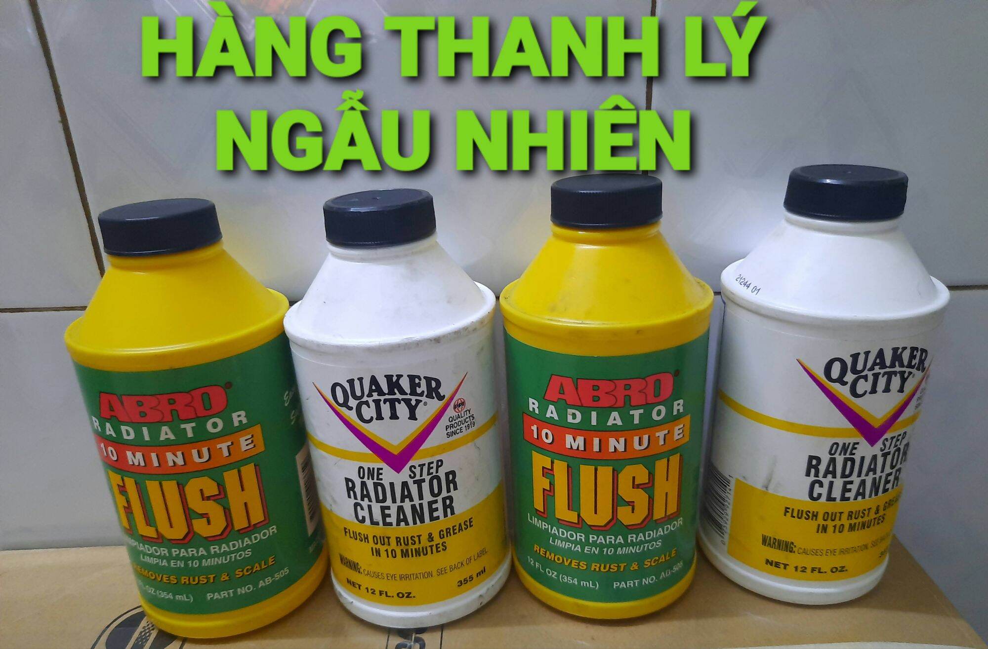 Dung dịch súc két nước quaker city radiator cleaner usa 355ml 🇺🇸🇺🇸🇺🇸