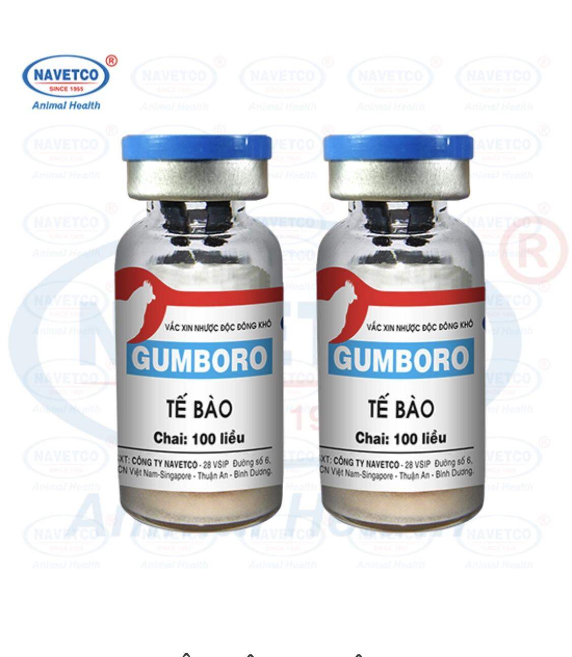 Ngừa gumboro cho gà liều 100 con.